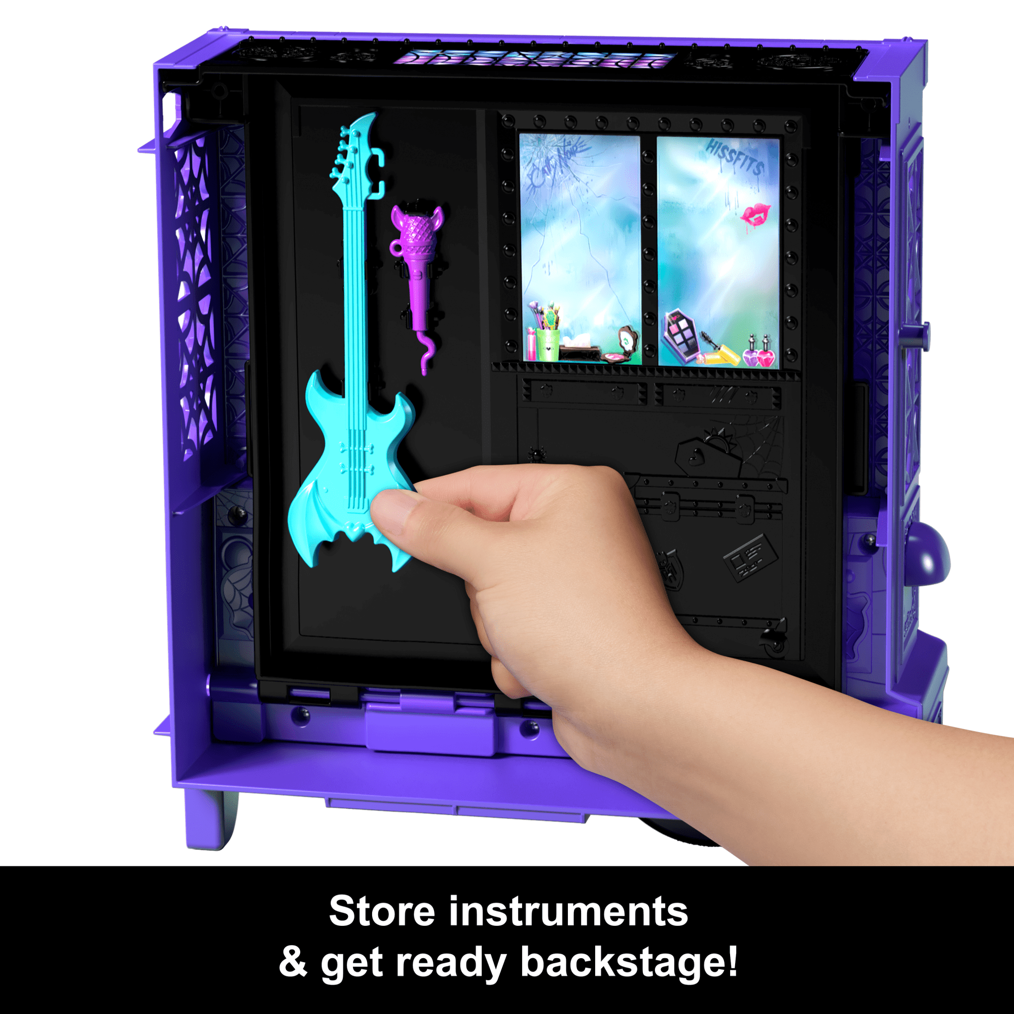Monster High Draculaura Doll And Fangtastic Rockin' Food Truck Playset With 13+ Themed Accessoriescessories - Image 5