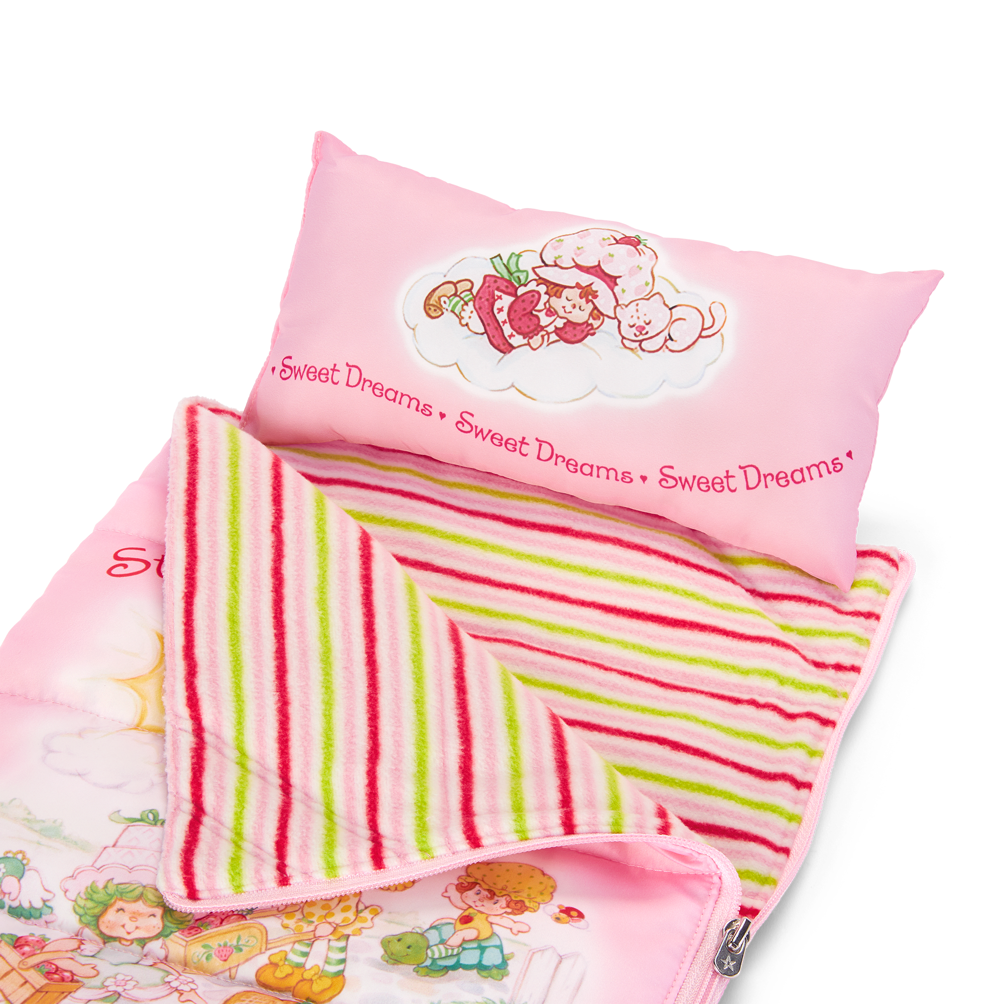 Courtney's™ Strawberry Shortcake™ Sleeping Bag Set for 18-inch Dolls (Historical Characters) - Image 3