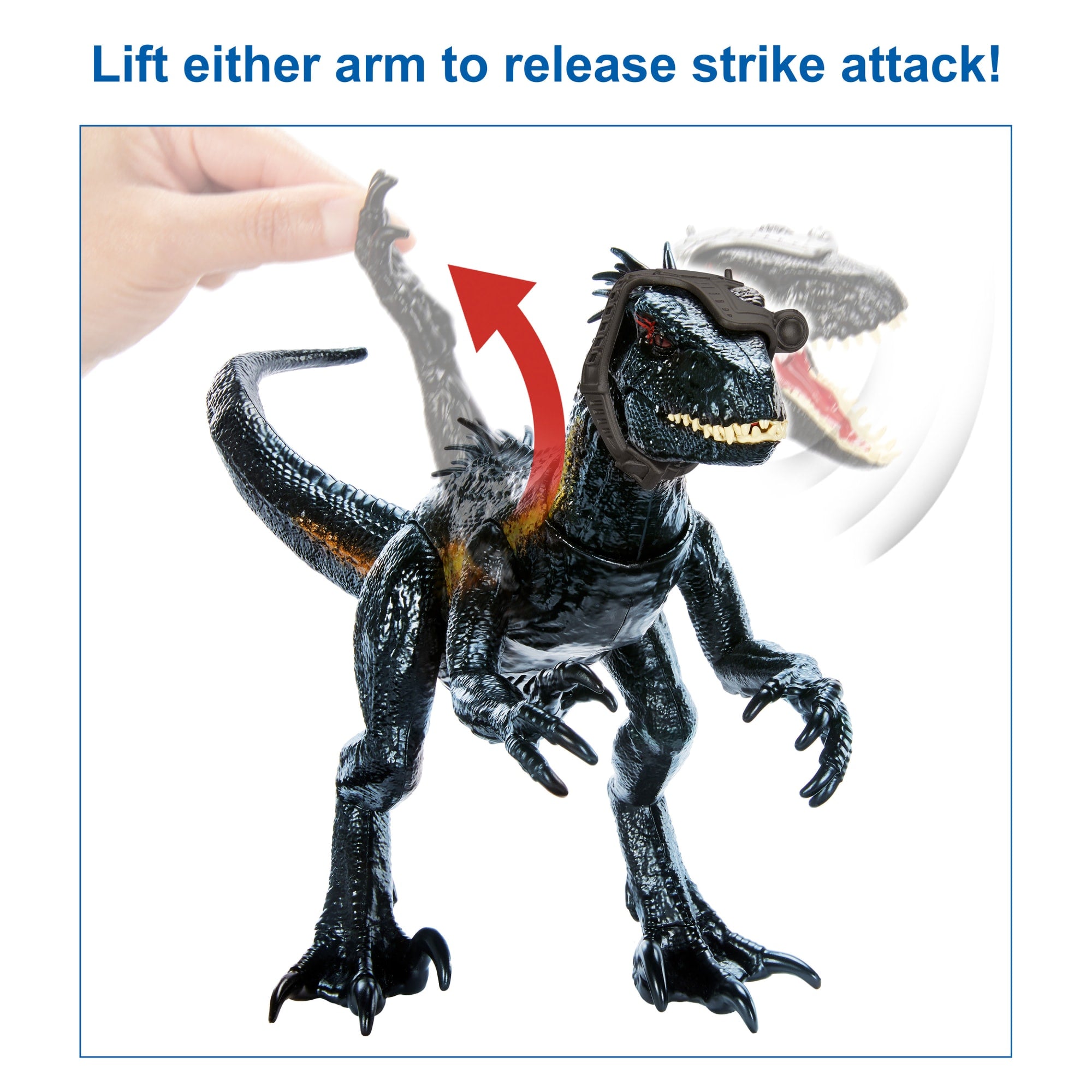 Jurassic World Track N Attack indoraptor Figure - Image 3