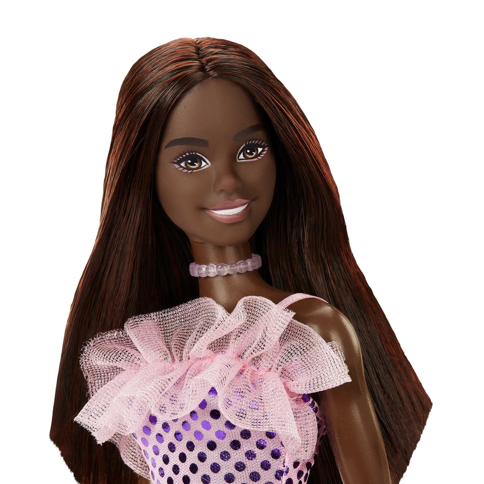 Barbie Fashion & Beauty Boneca Glitz Vestido de Noite Rosa - Image 2