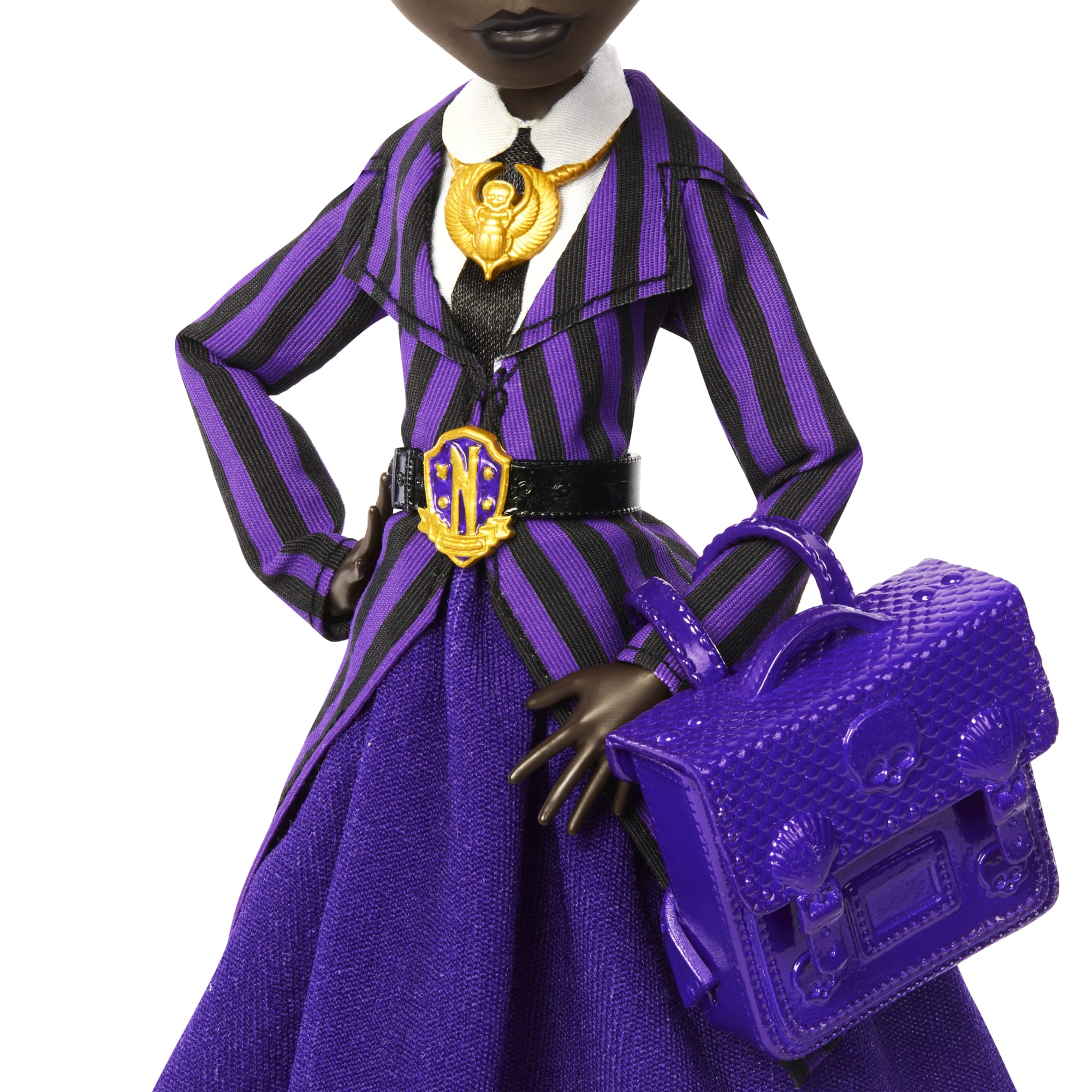 Monster High X Wednesday Collectible Doll. Bianca Barclay in Nevermore Academy Uniform - Image 3