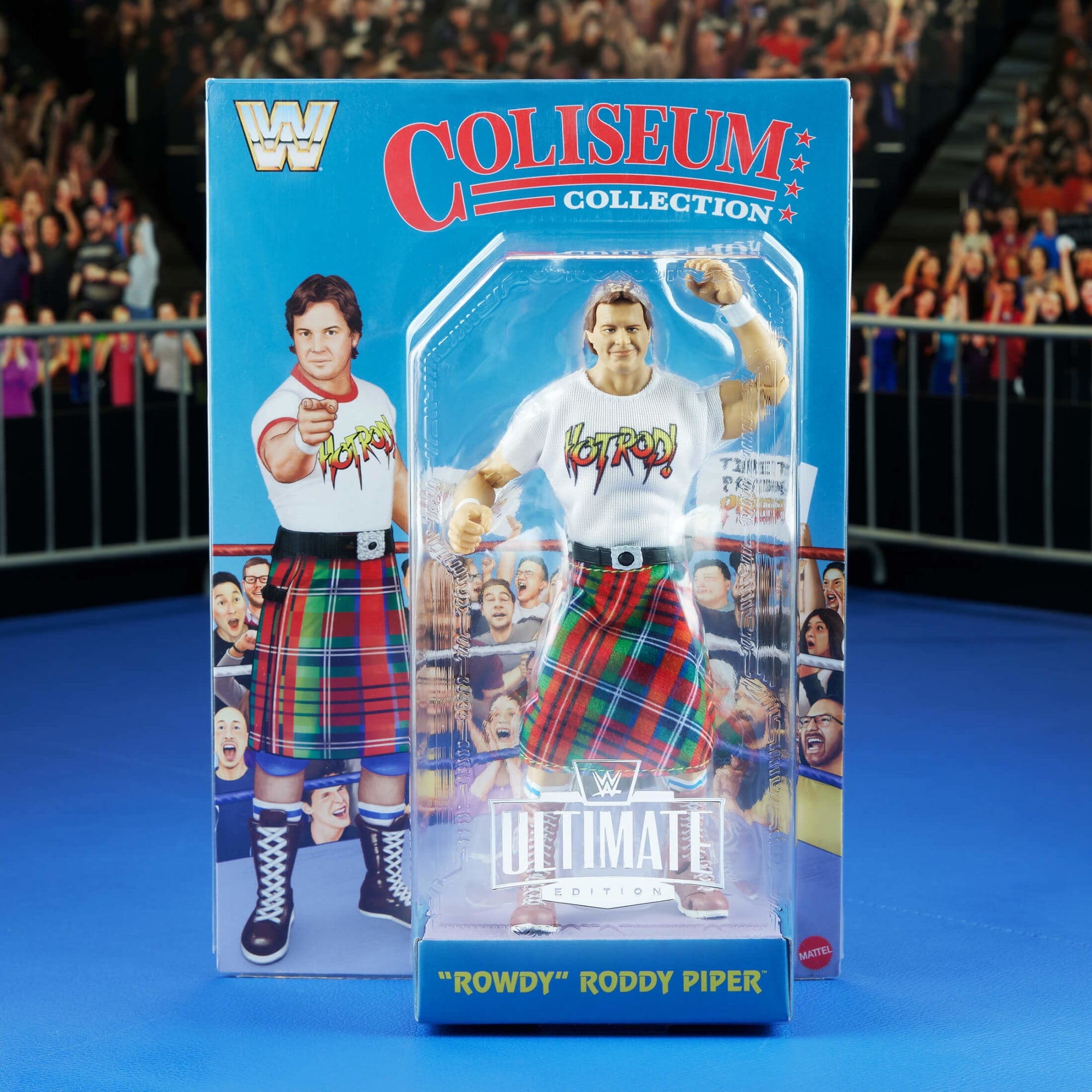 WWE Ultimate Edition Coliseum Collection Rowdy Roddy Piper & George The Animal Steele 2-Pack - Image 10
