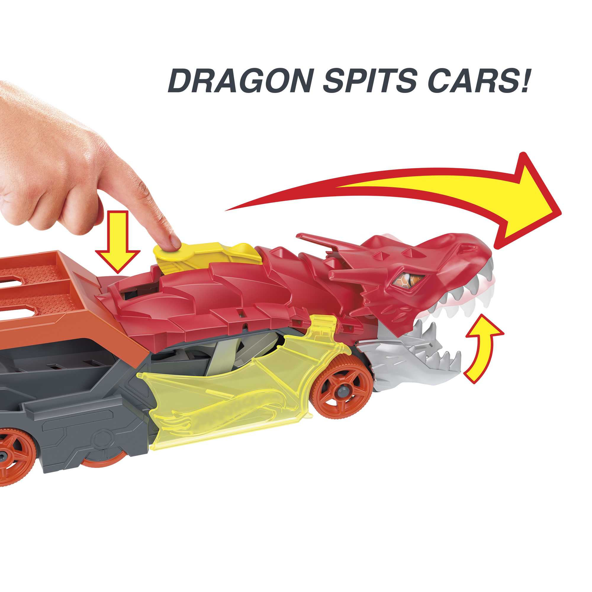 Hot Wheels Dragon Launch Transporter - Image 3