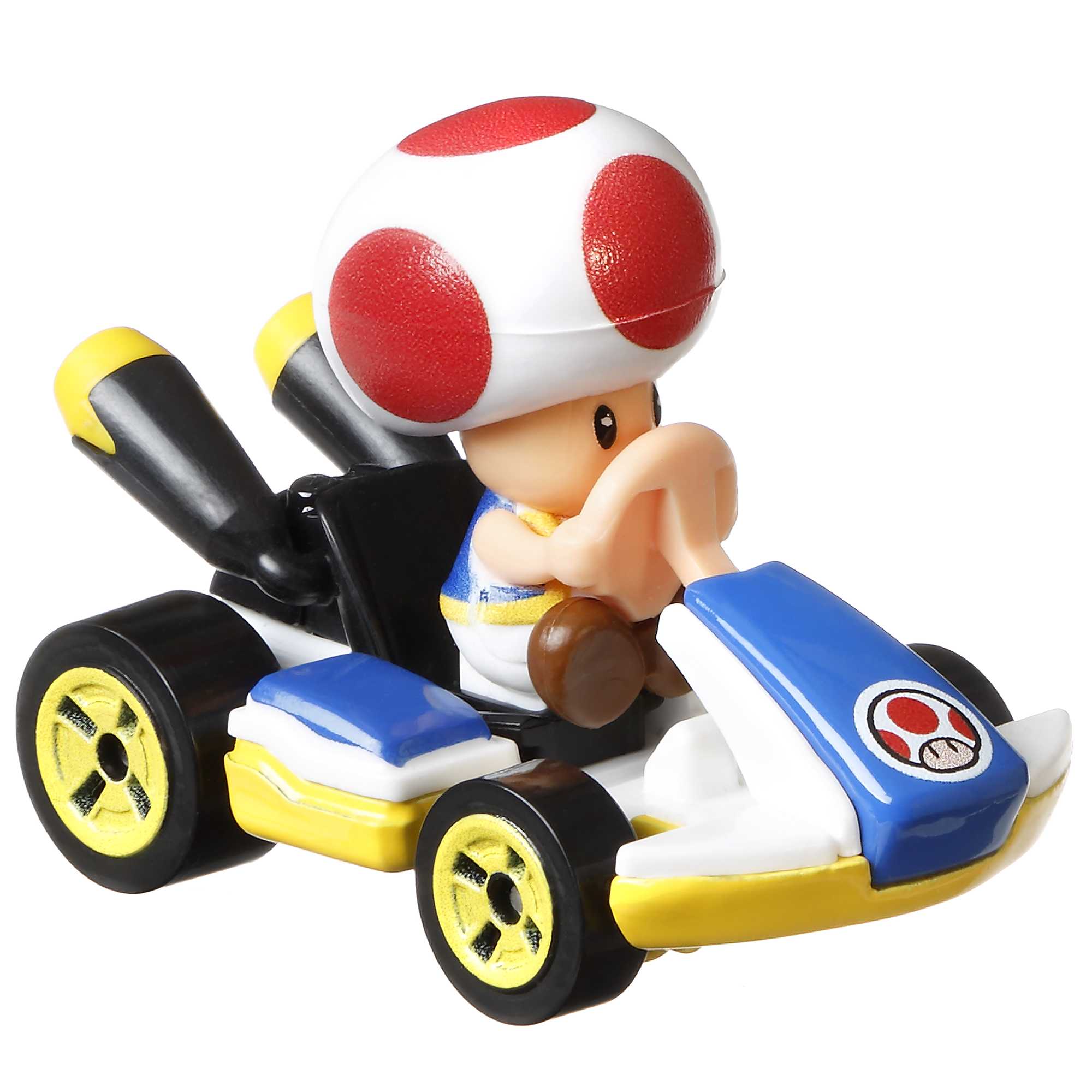 Hot Wheels Mario Kart Set Of 4 Toy Character Vehicles. Includes 1 Exclusive Mario Toy - Image 3