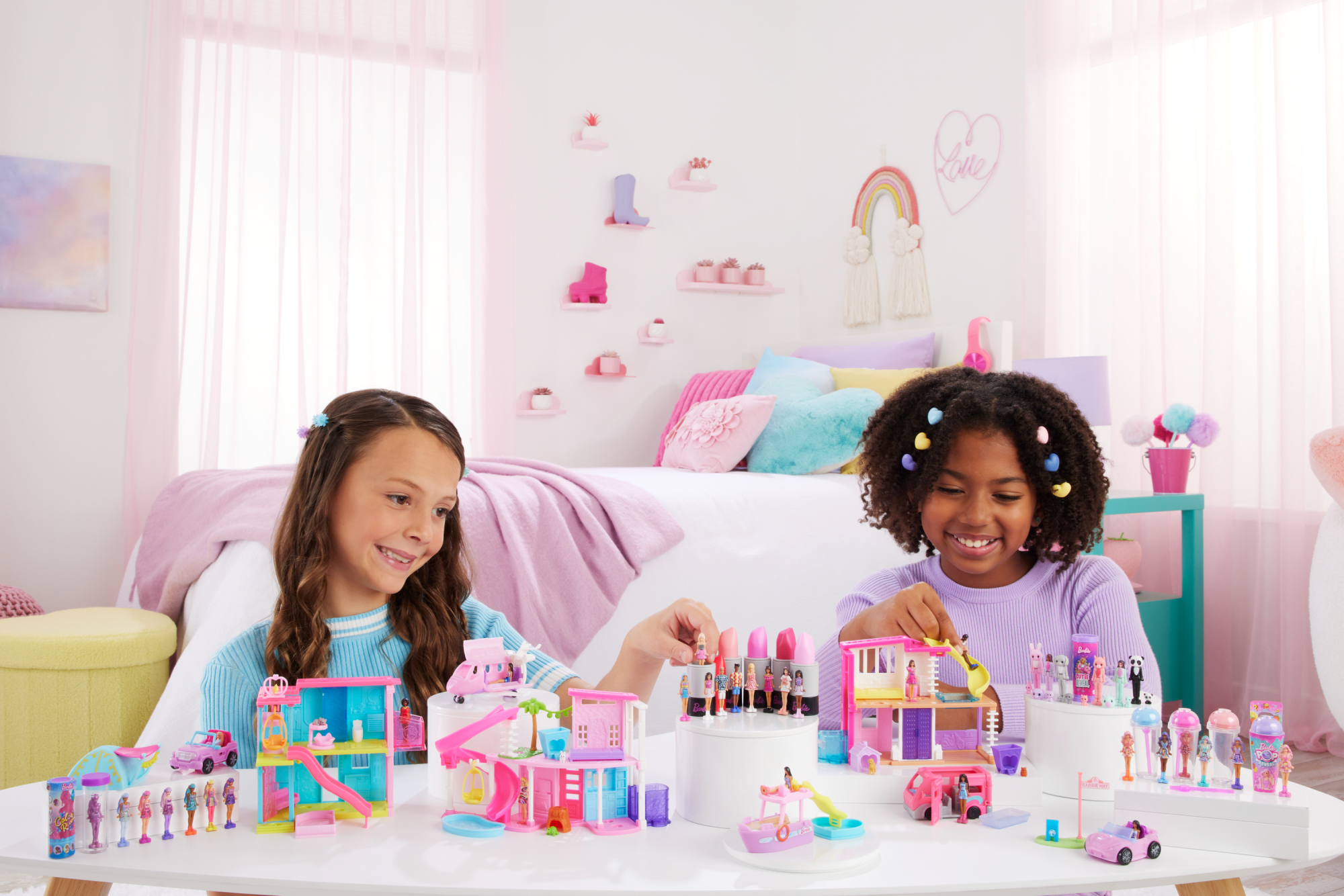 Barbie Mini BarbieLand Vehículo para Muñecas Convertible Rosa - Image 5