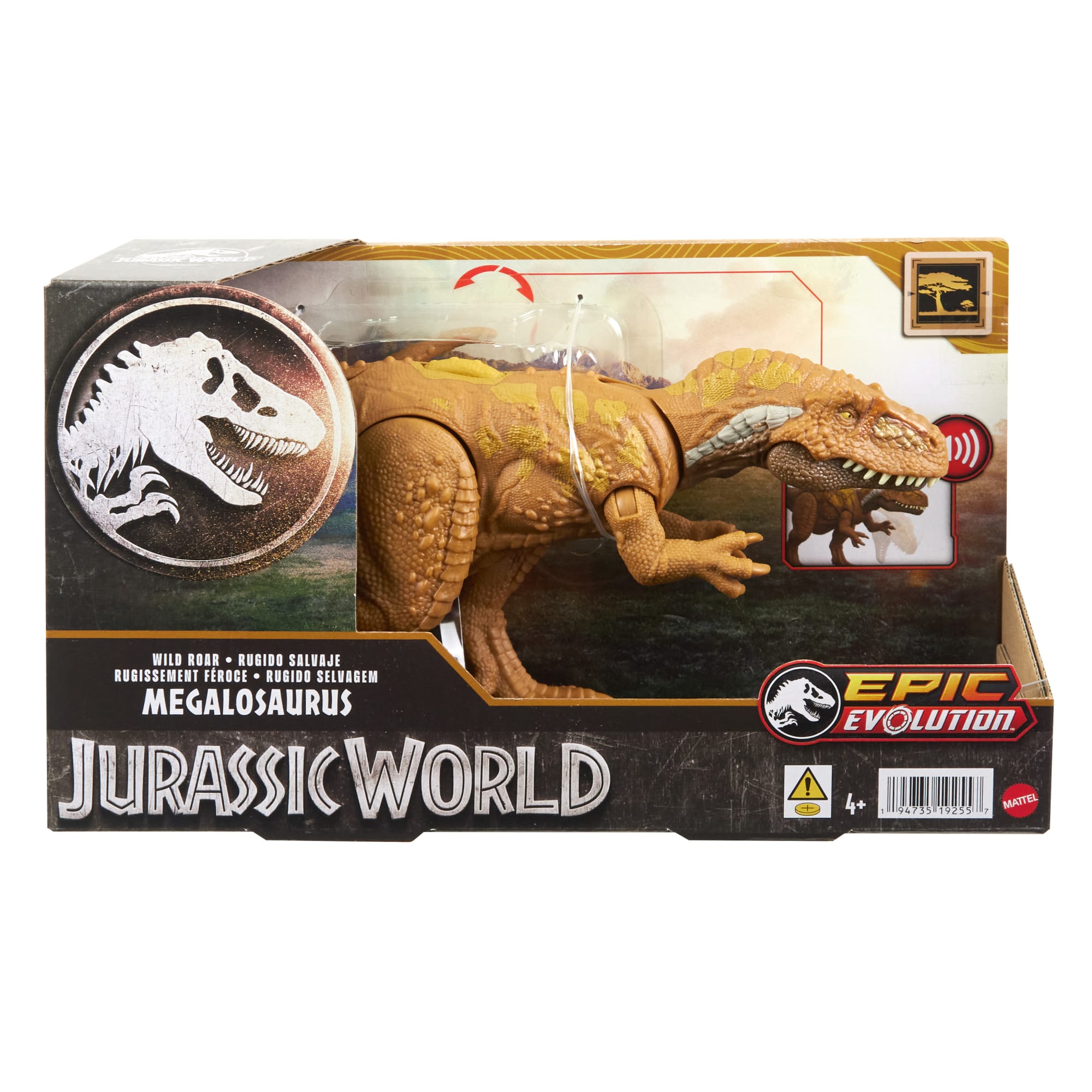 Jurassic World Wild Roar Dinosaur. MEGAlosaurus Action Figure Toy With Sound - Image 6