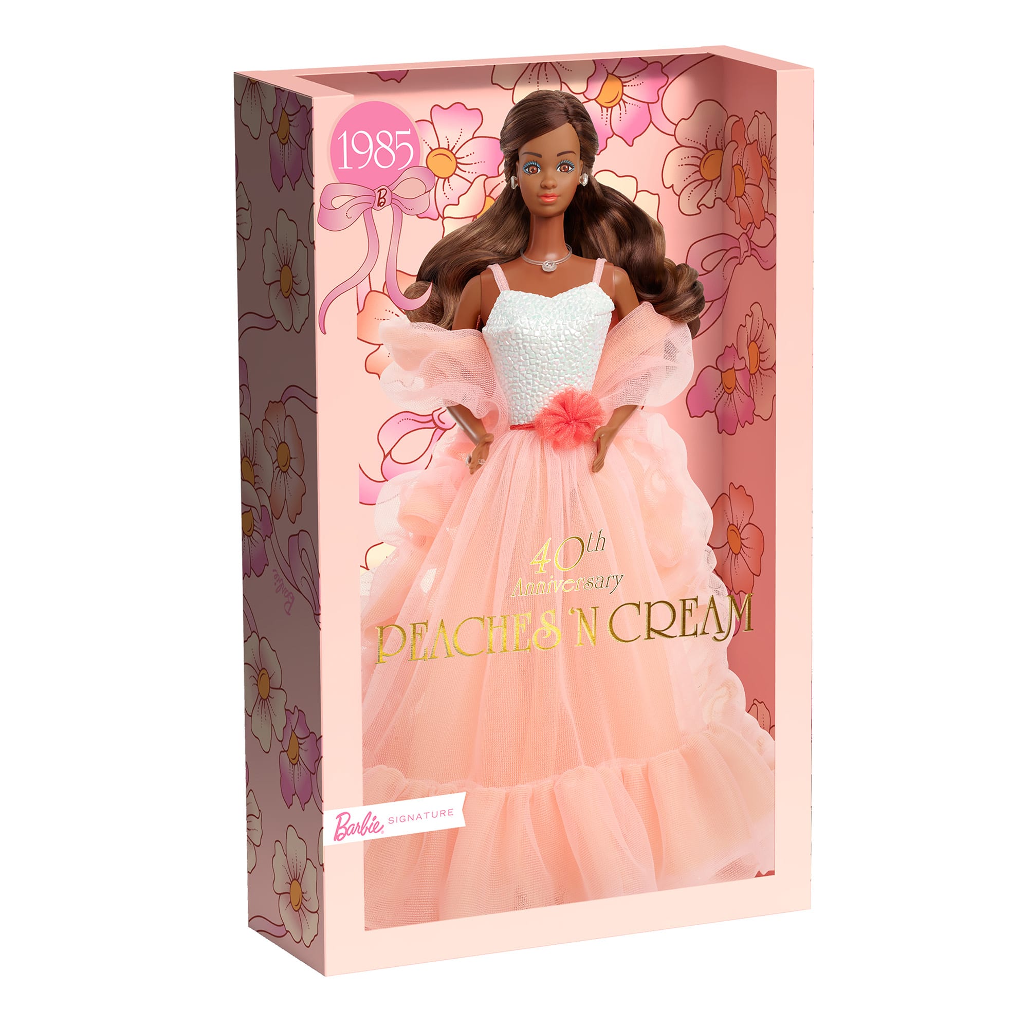 Peaches 'n Cream Barbie Doll. Brown Hair - Image 14