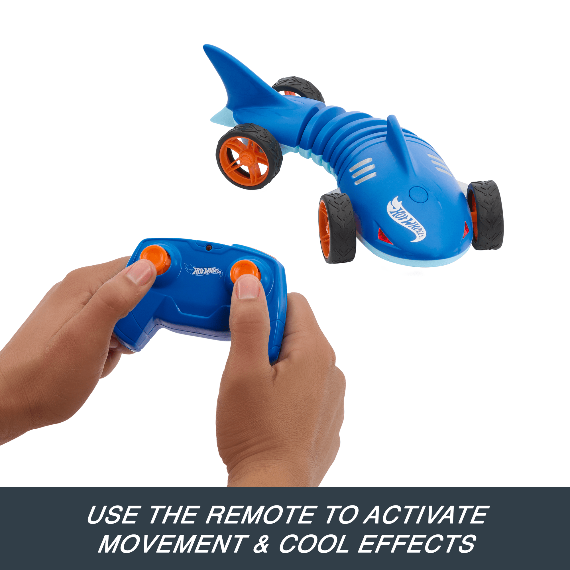 Hot Wheels RC 1:15 Scale Shark Speeder. Battery-Powered Remote-Control Vehicle - Image 4