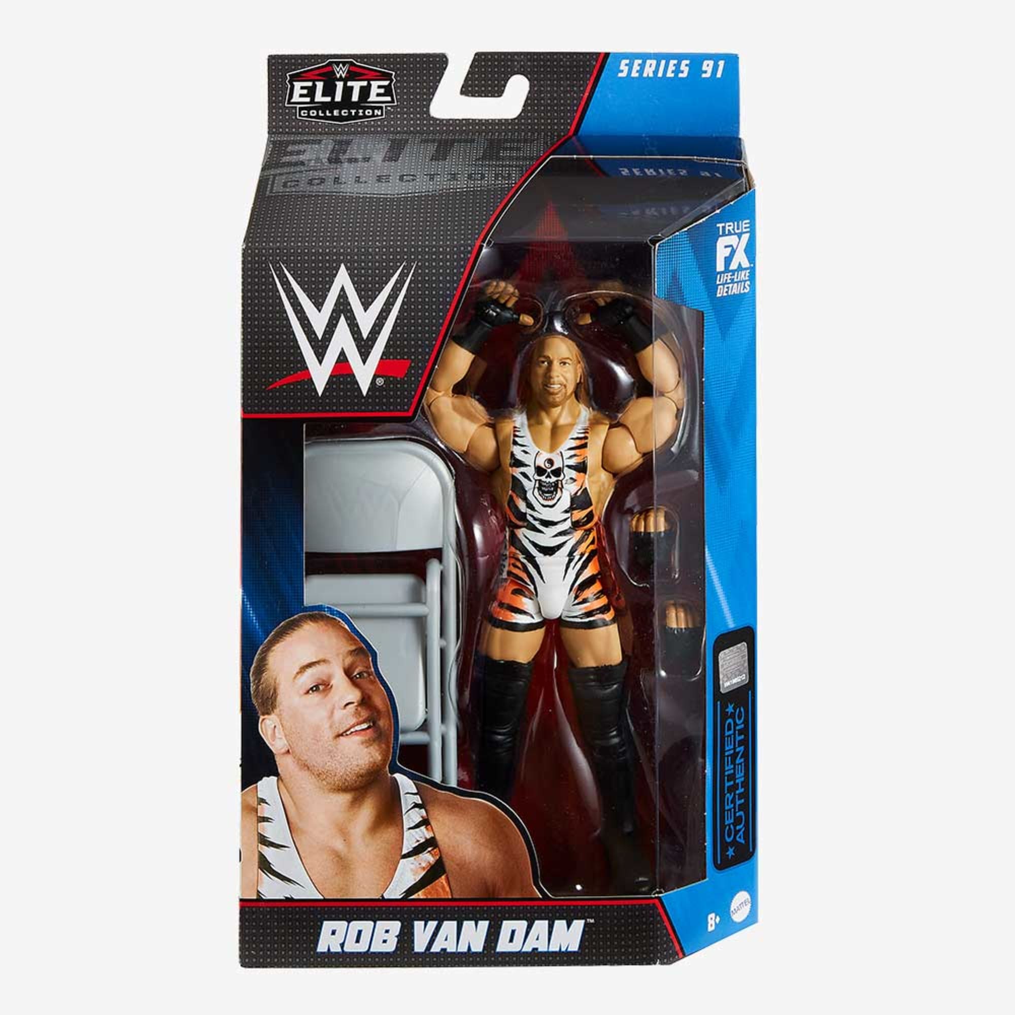WWE Rob Van Dam Elite Collection Action Figure - Image 6