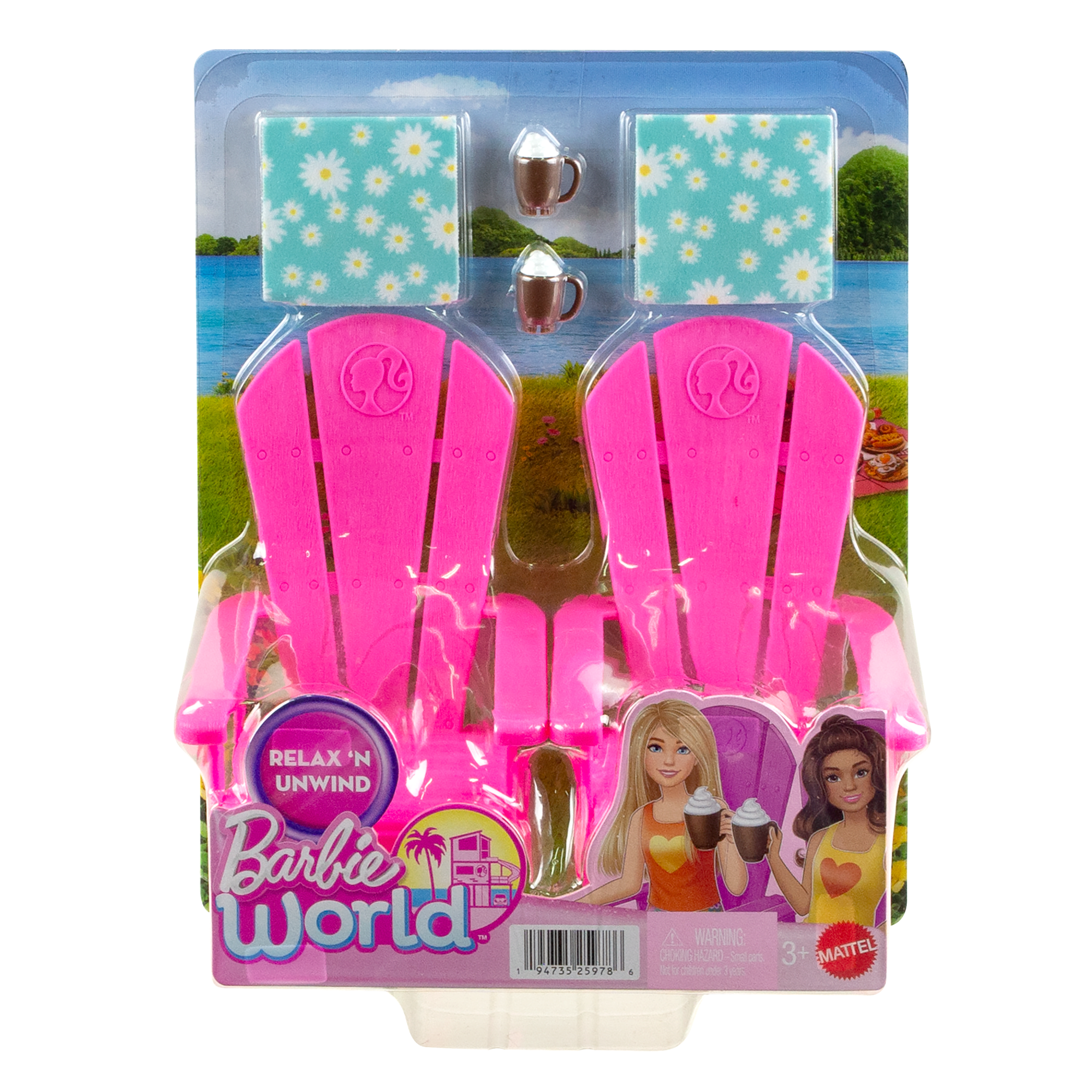 Barbie World™ Coffret Chaises Avec Accessoires - Image 5