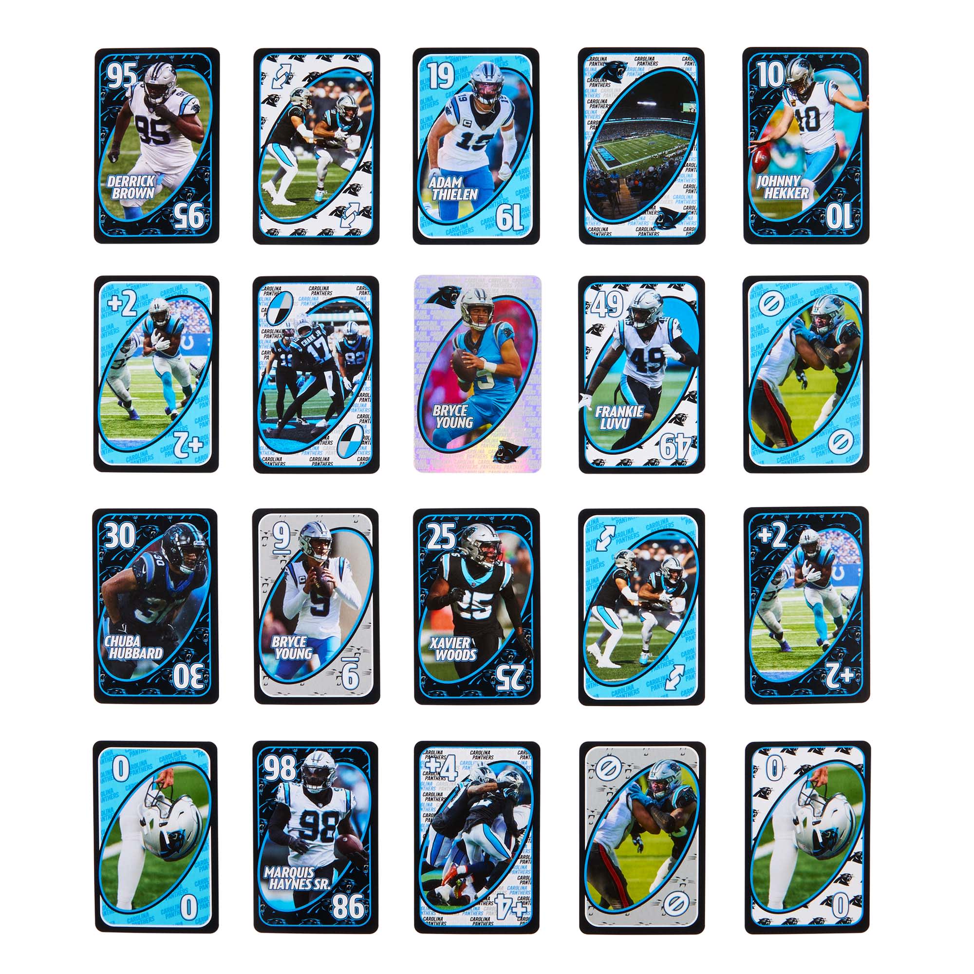 UNO Fandom NFL Carolina Panthers Game Deck - Image 6