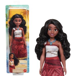 Disney Moana 2 Poupée Mode et 2 Acc. Moana. Tenue Amovible