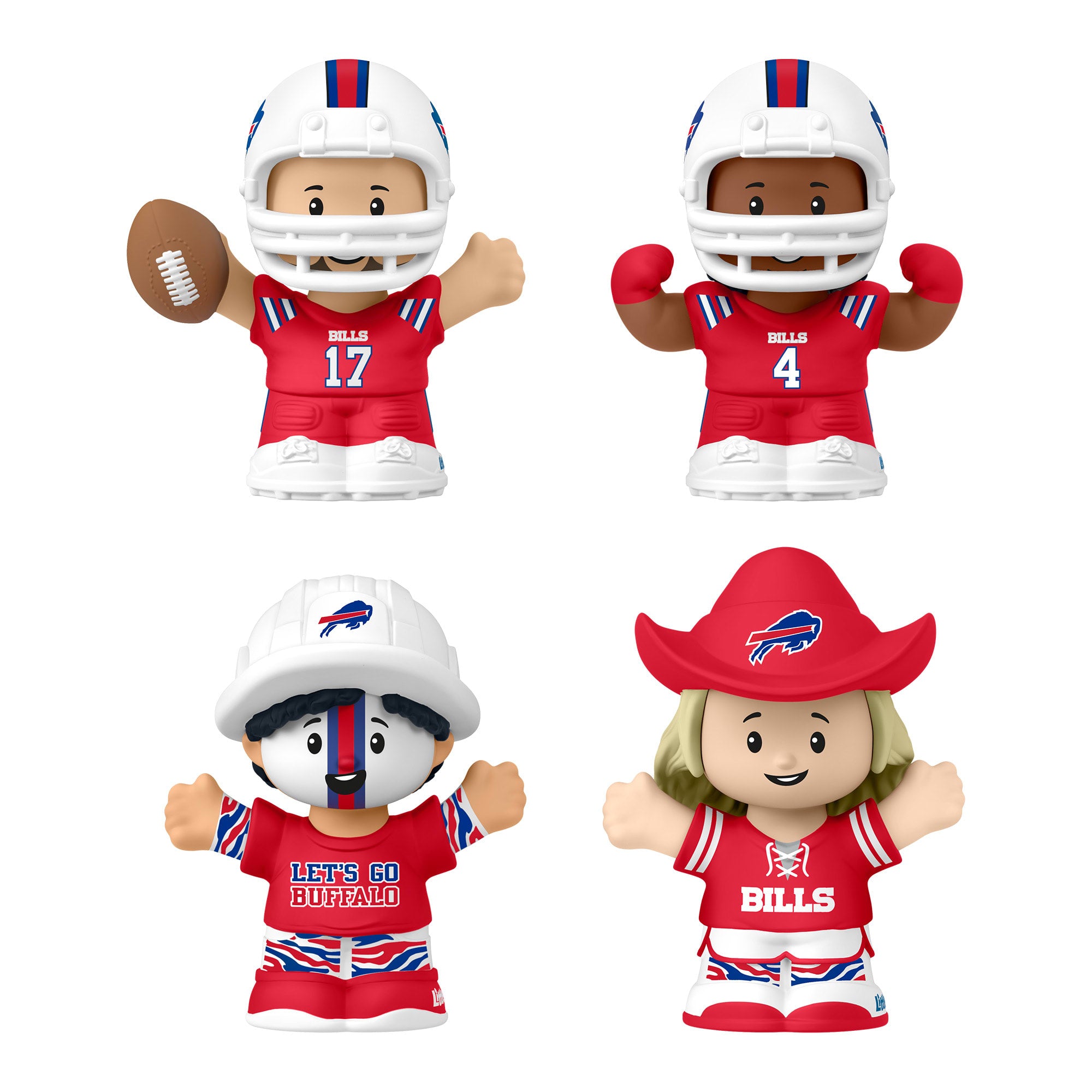 Little People Collector Buffalo Bills Alternate Jersey Figure Set - Image 2