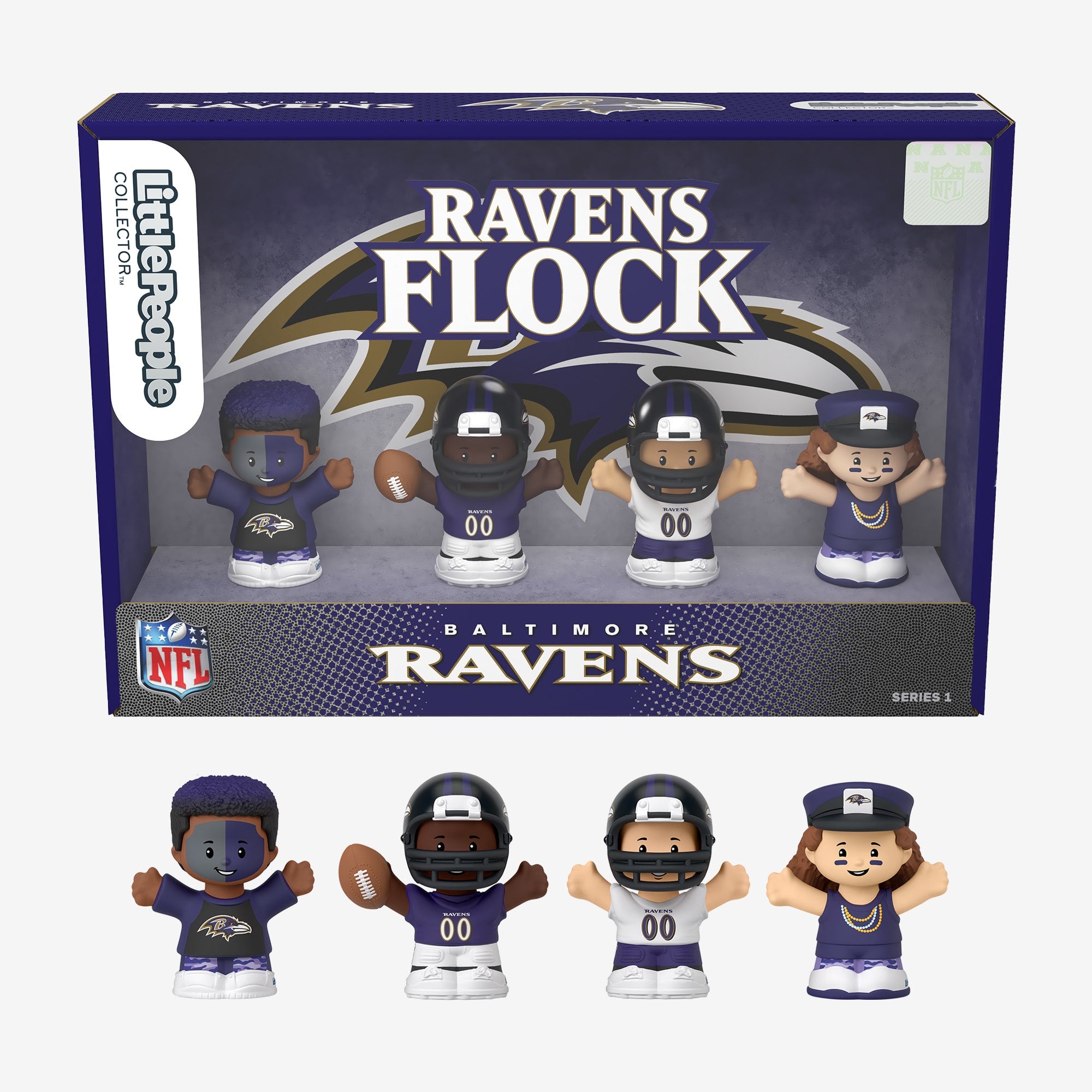 Little People Collector x NFL Baltimore Ravens Set - Image 3
