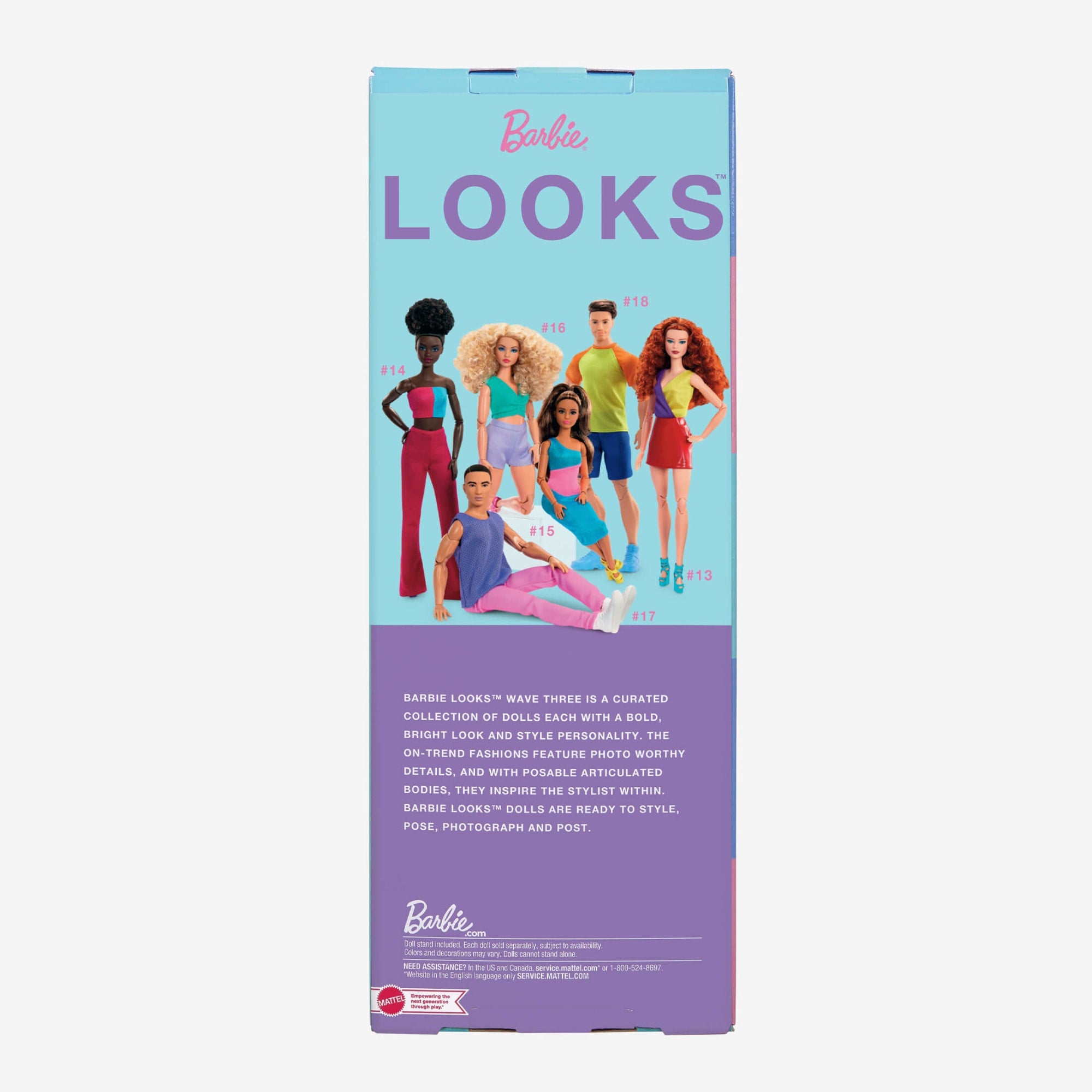 Barbie Looks Doll (Curvy. Curly Blonde Hair) - Image 8