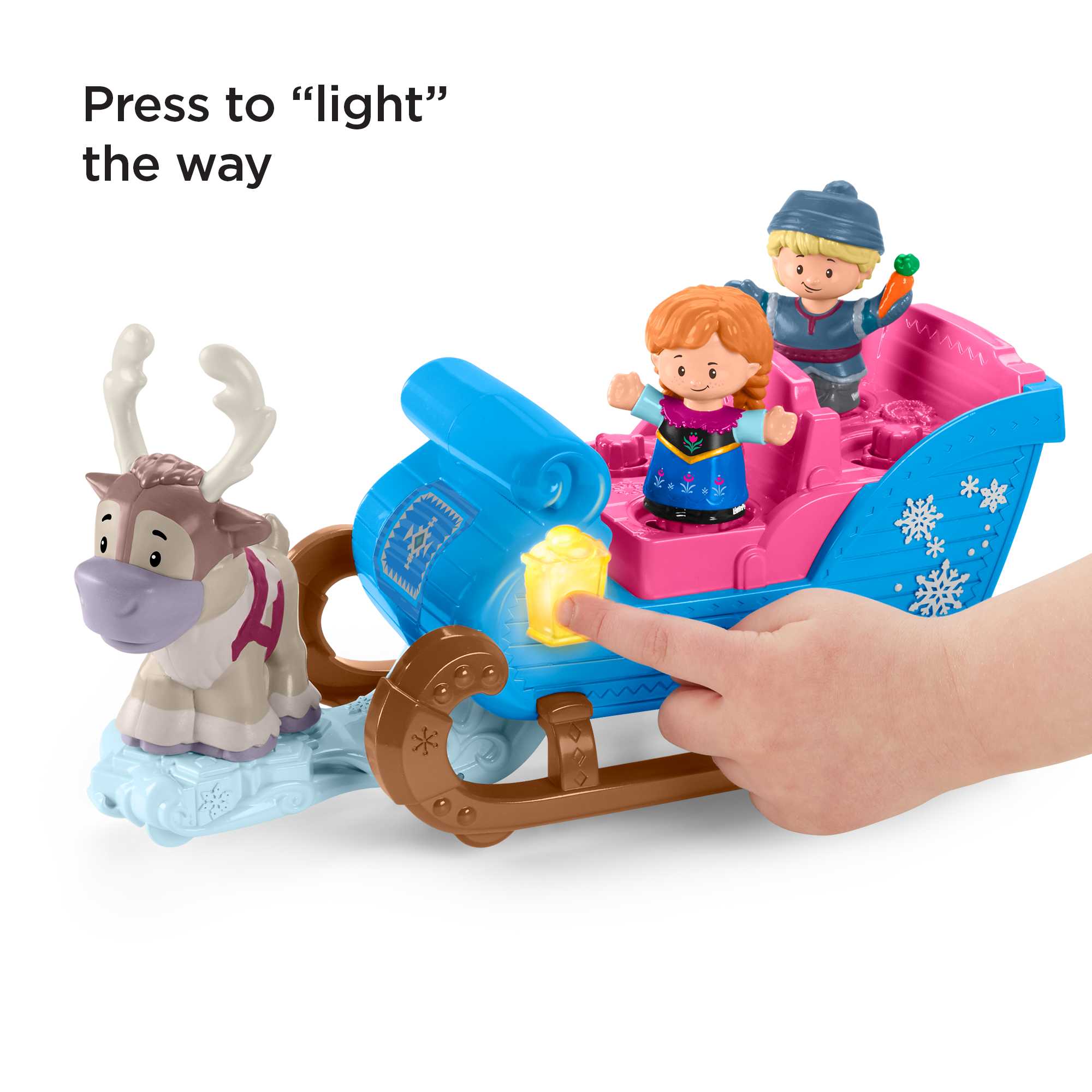 Fisher-Price Disney Frozen Kristoff's Sleigh By Little People - Image 4