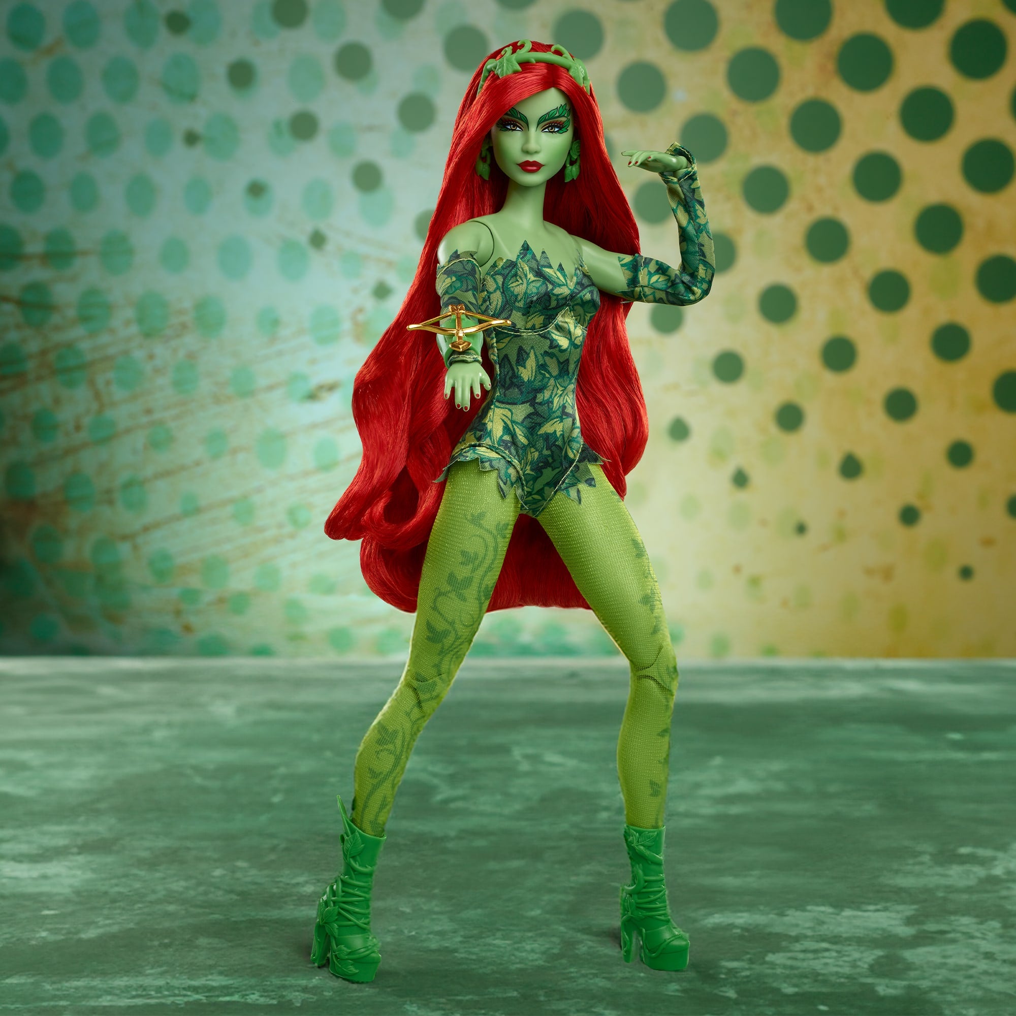 Poison Ivy Barbie Doll - Image 8