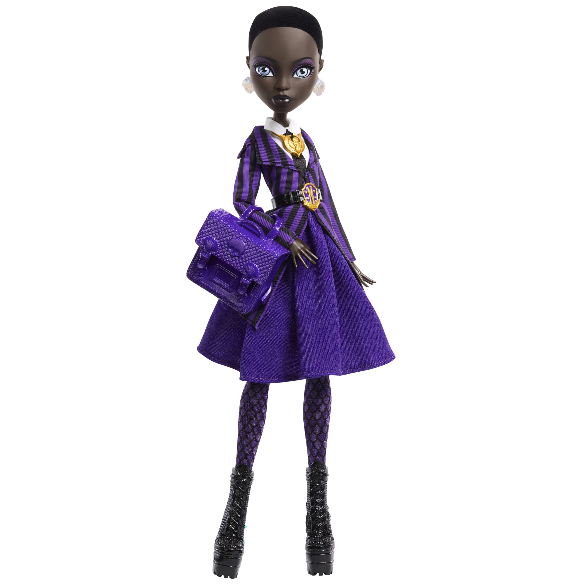 Monster High X Wednesday Collectible Doll. Bianca Barclay in Nevermore Academy Uniform - Image 2