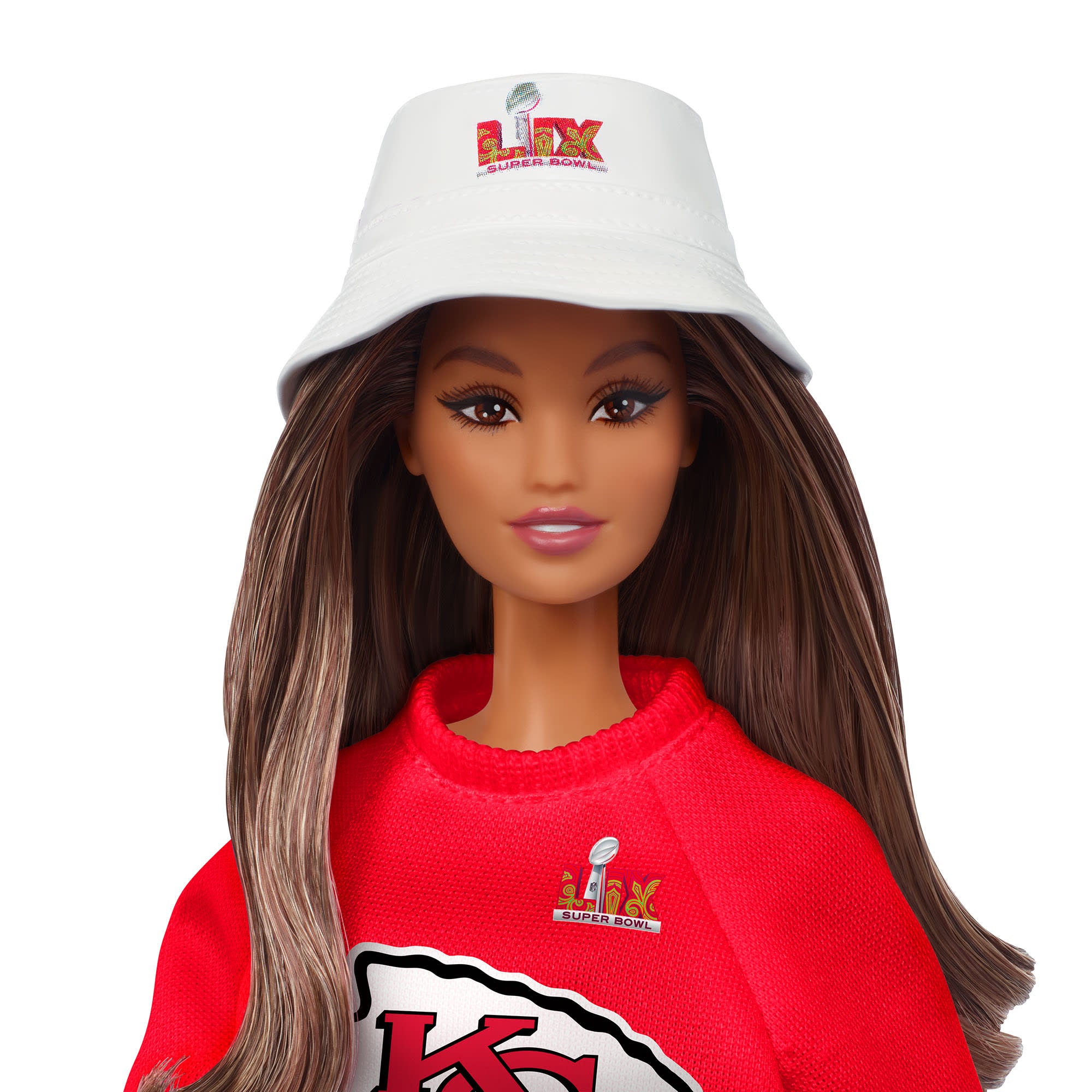 Barbie x Super Bowl Chiefs Doll 2 - Image 3