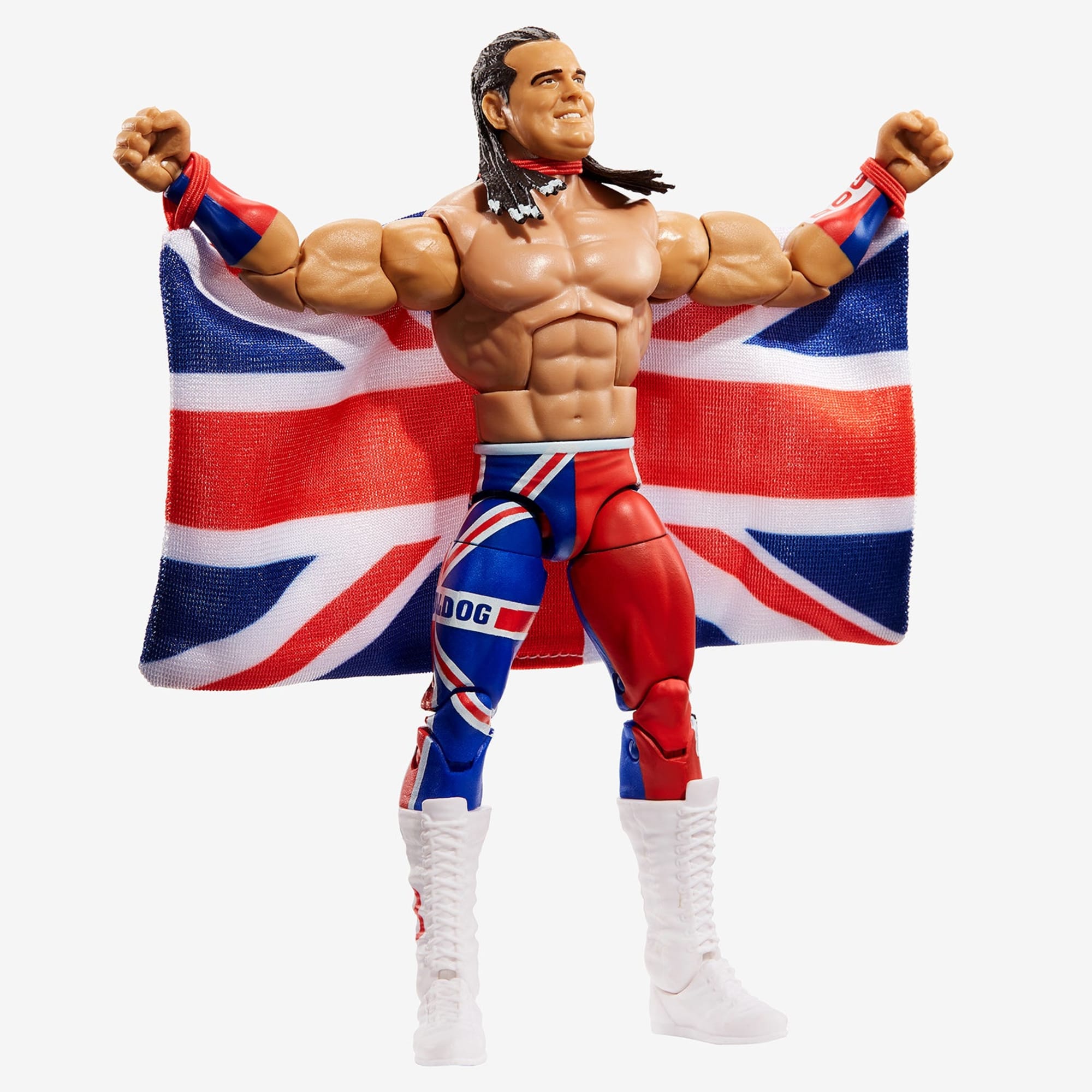 WWE British Bulldog™ Elite Collection Action Figure - Image 2
