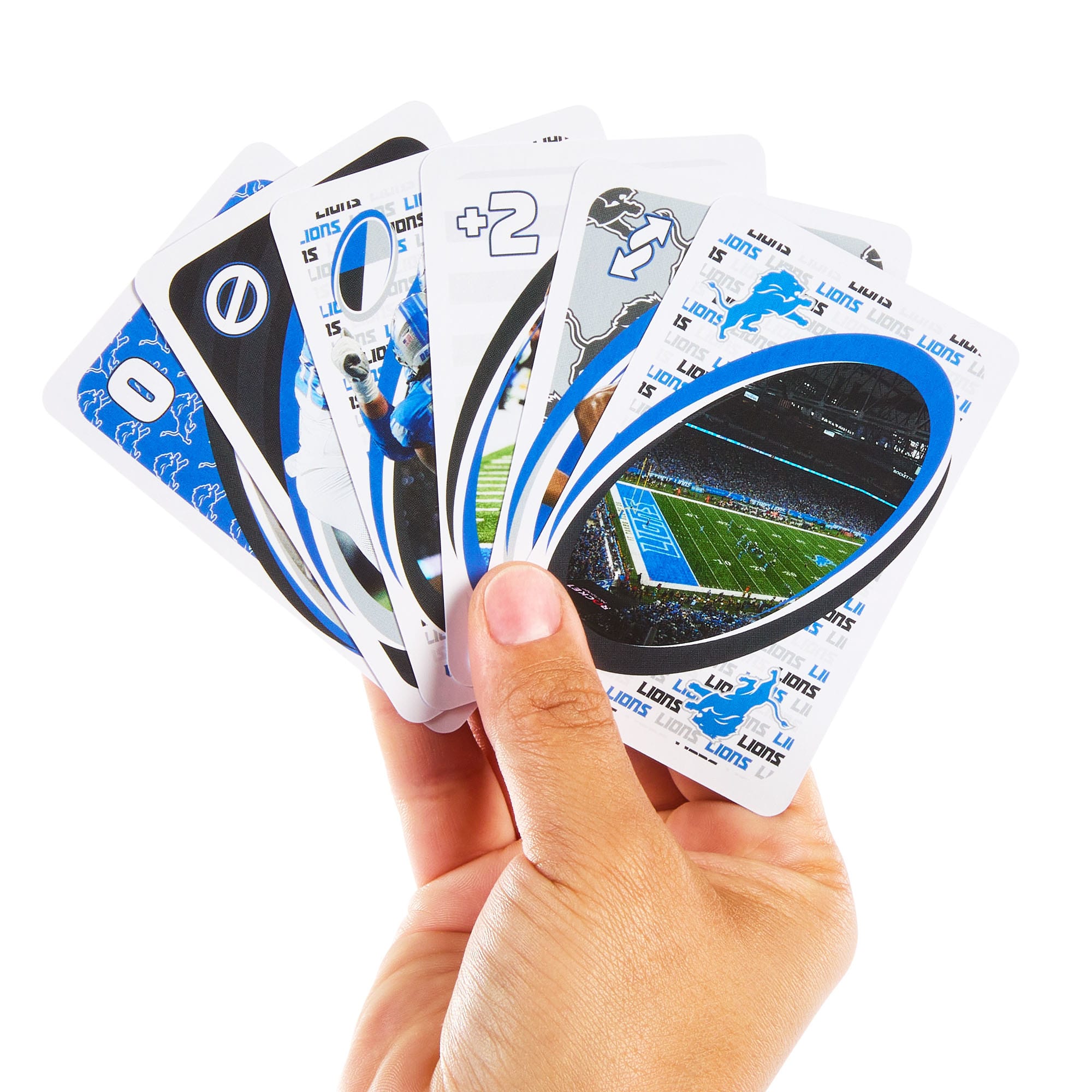 UNO Fandom NFL Detroit Lions Game Deck - Image 2