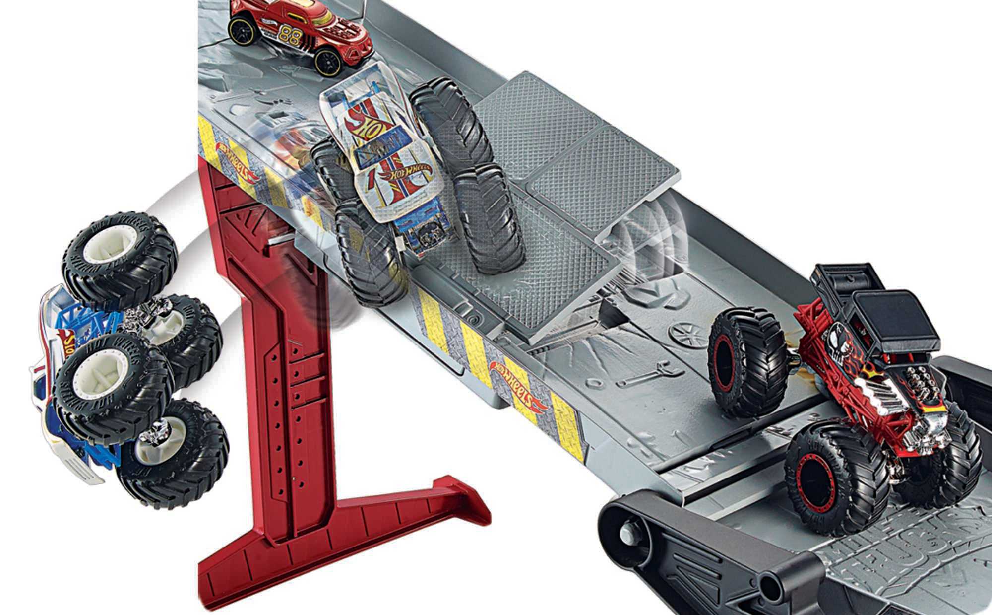 Hot Wheels Monster Trucks Coffret de Jeu Course de descente - Image 3