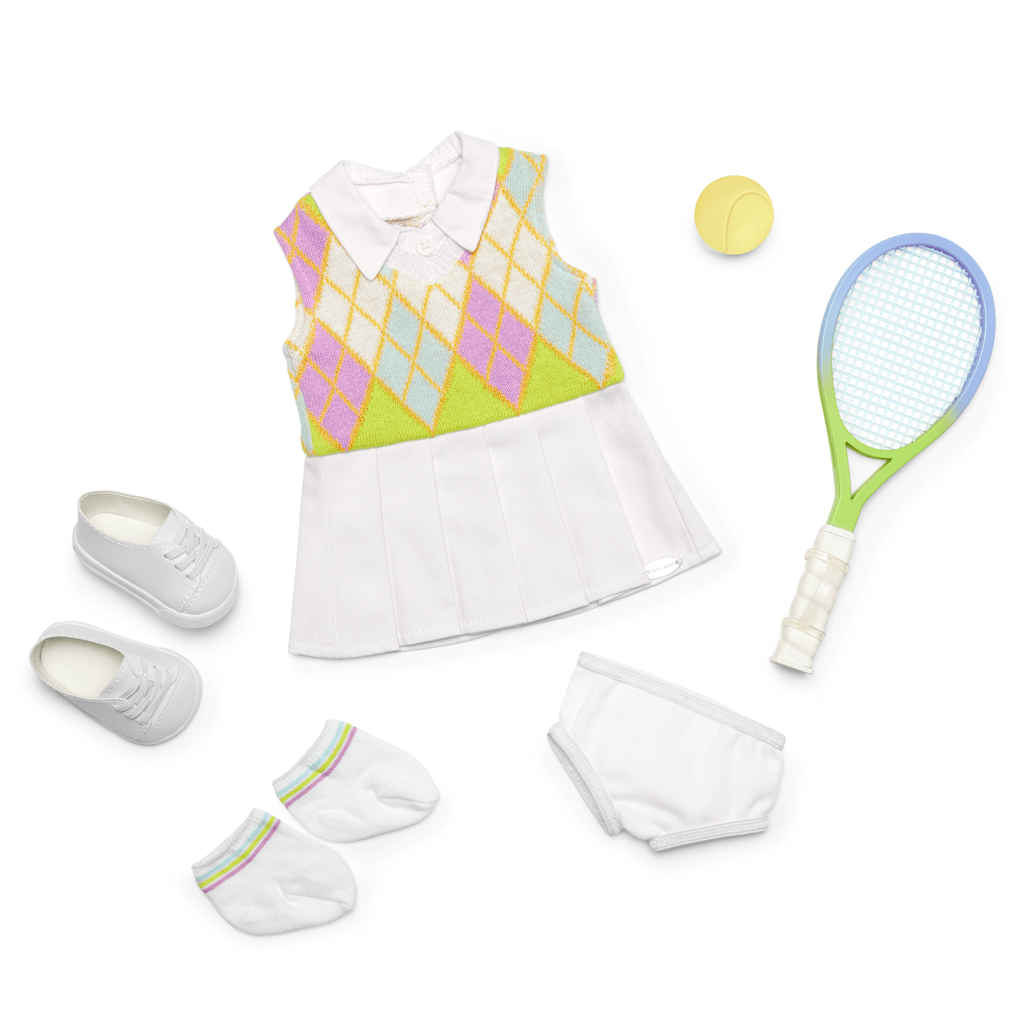 '90s Twins Isabel's™ Tennis Gift Set (Historical Characters) - Image 5