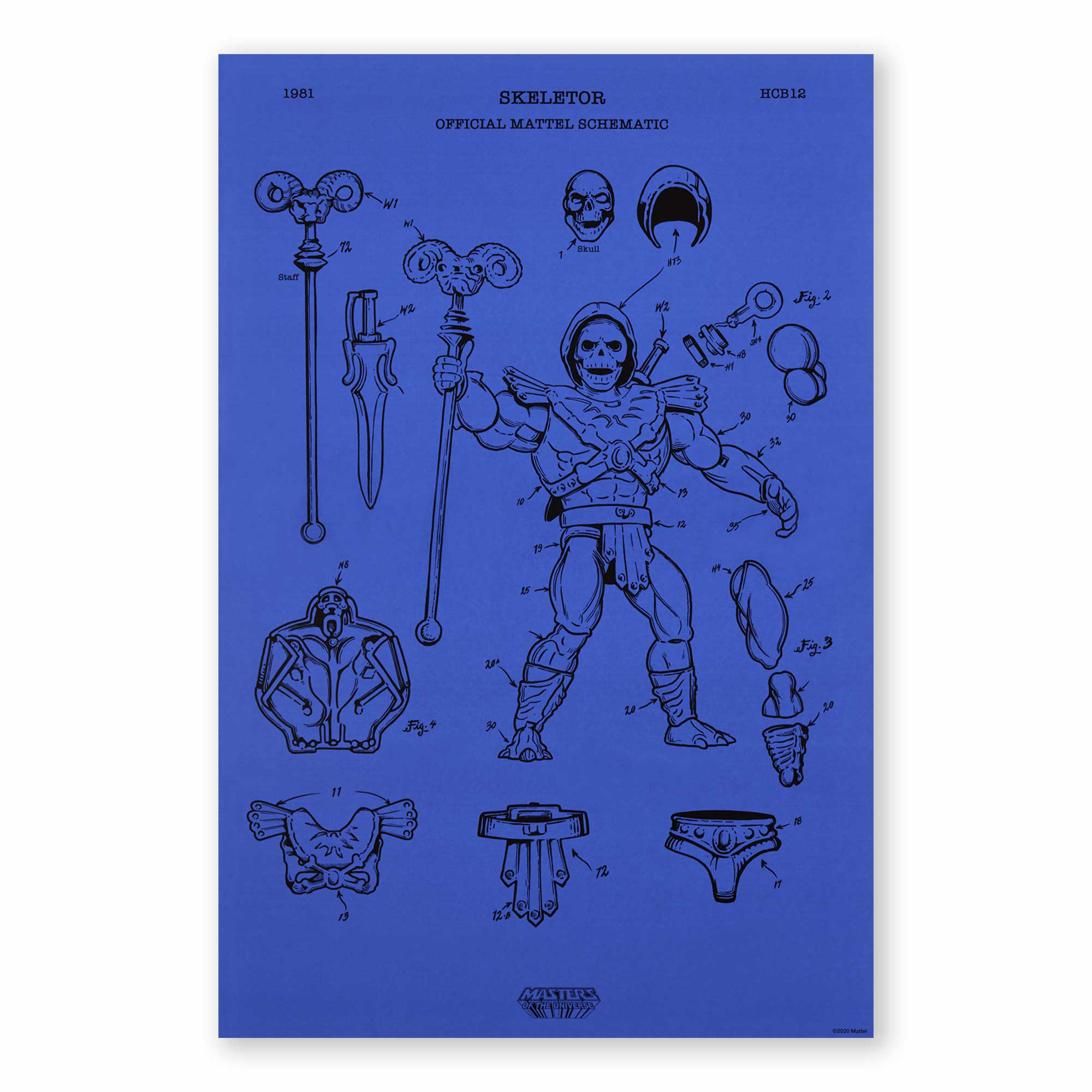 Art of Engineering Skeletor Print - Image 2