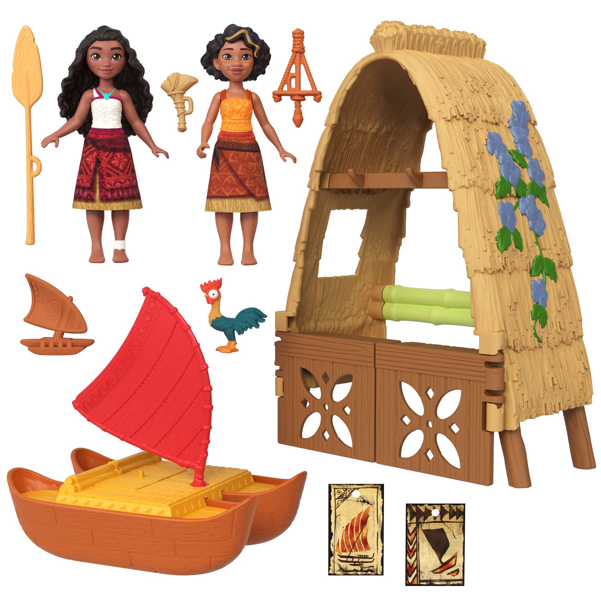 Moana 2 Conjunto de Brinquedo Moana e Loto com Acessórios - Image 4