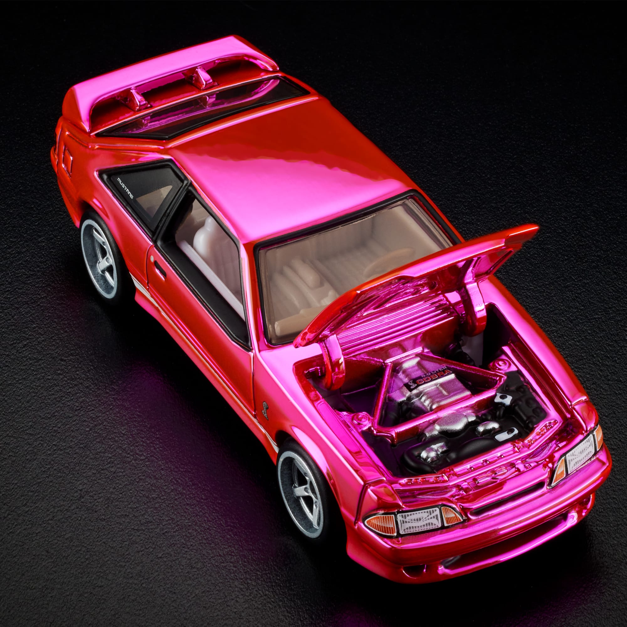 Hot Wheels RLC Exclusive Pink Edition 1993 Ford Mustang Cobra R - Image 11