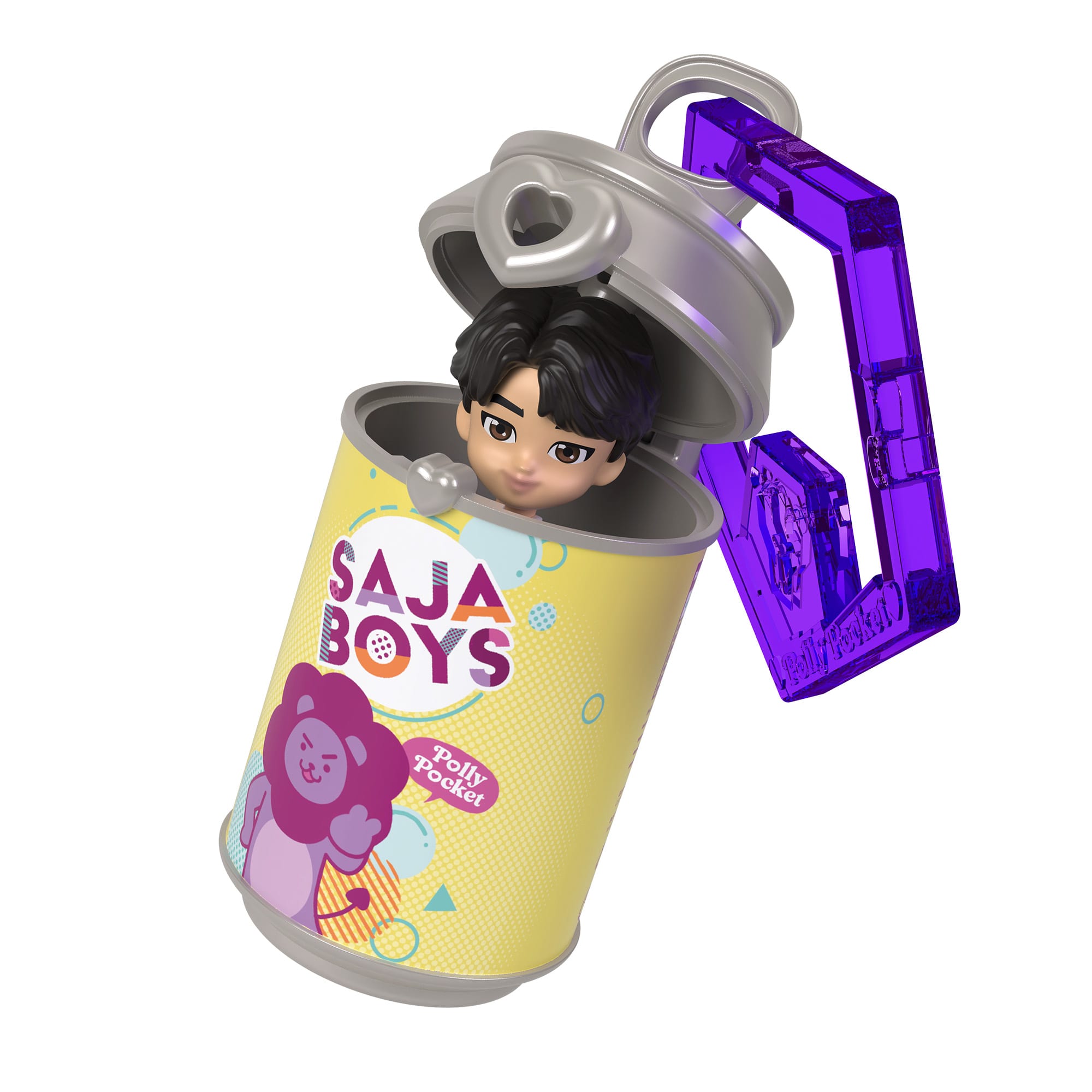 Polly Pocket x KPop Demon Hunters Saja Boys 5-Pack - Image 9