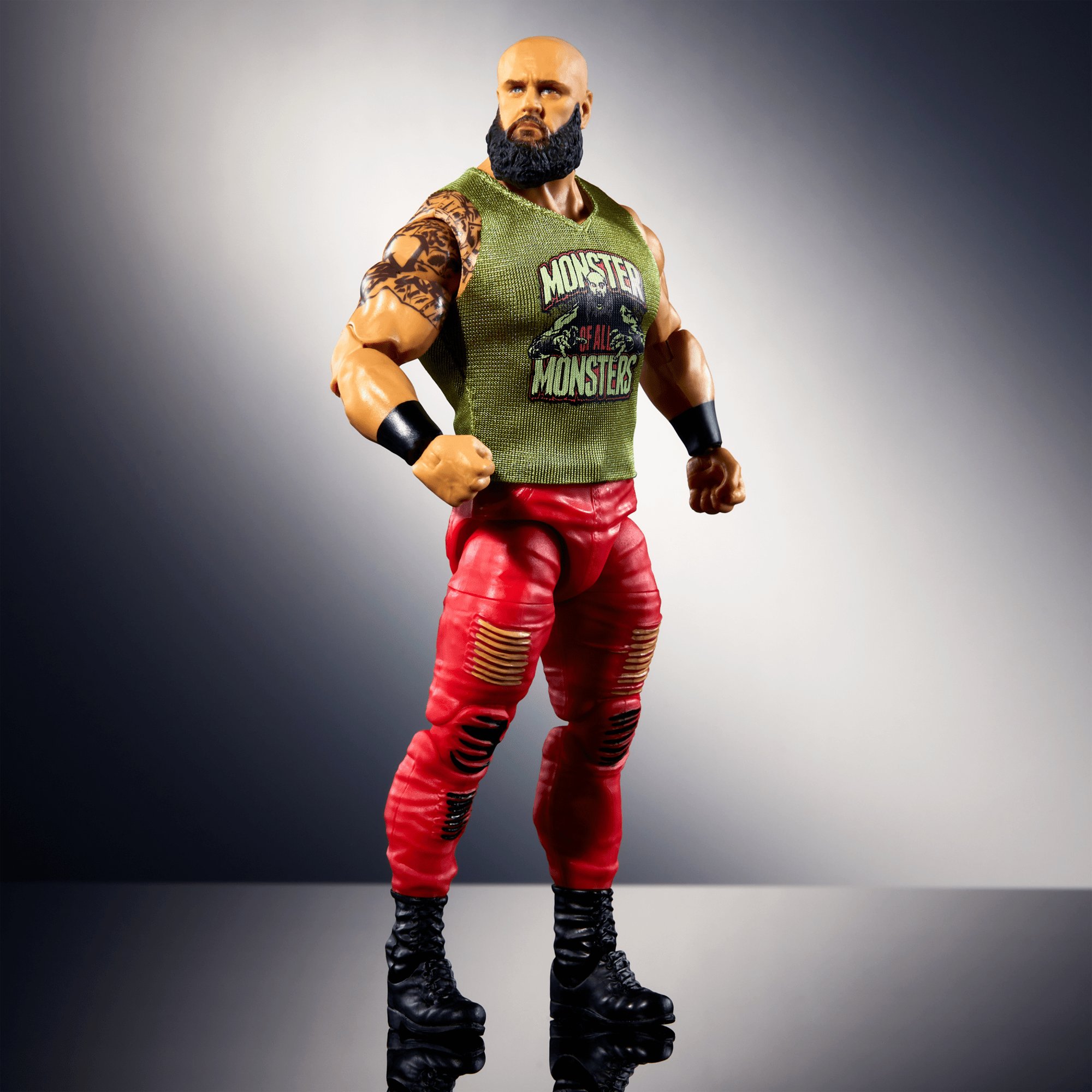 WWE Elite Braun Strowman Action Figure. 6-inch Collectible Superstar With Articulation & Accessories - Image 3