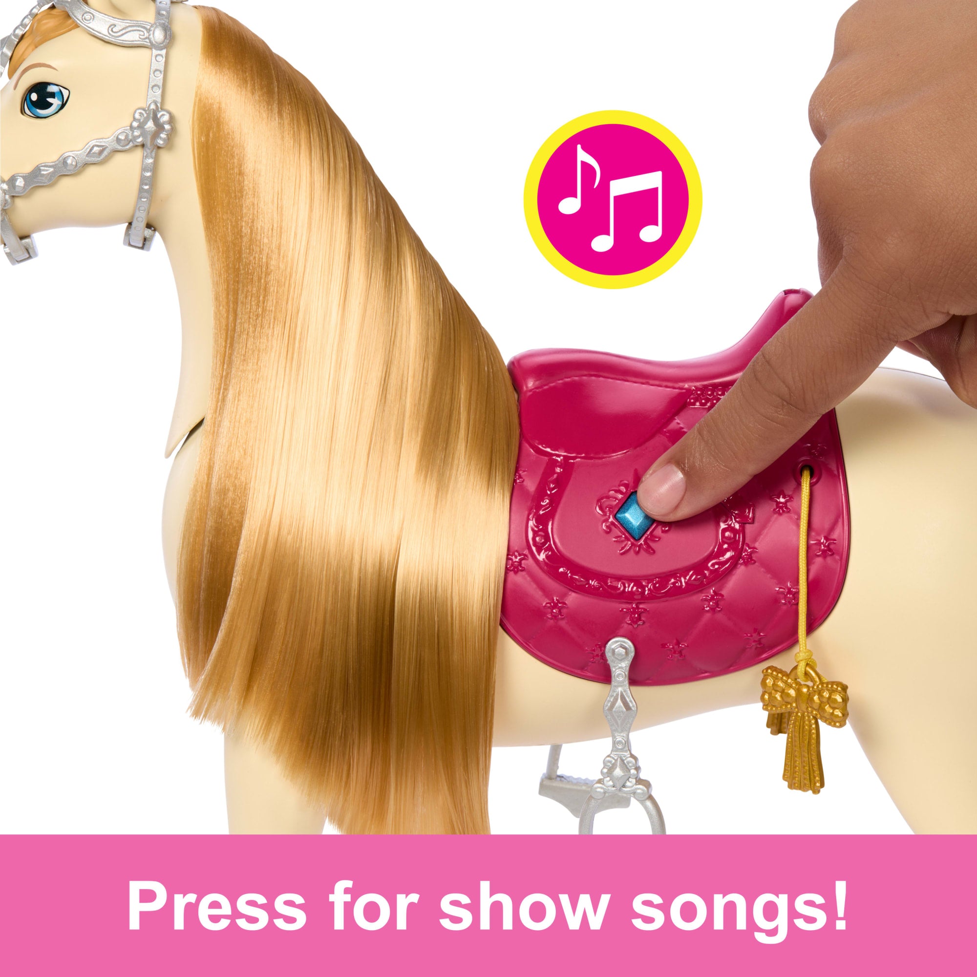 Barbie Mysteries: The Great Horse Chase Interactive Toy Horse With Sounds. Music & Accessories - Image 5