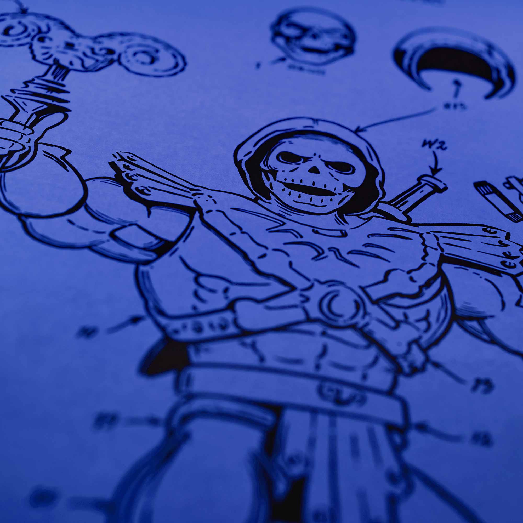 Art of Engineering Skeletor Print - Image 5