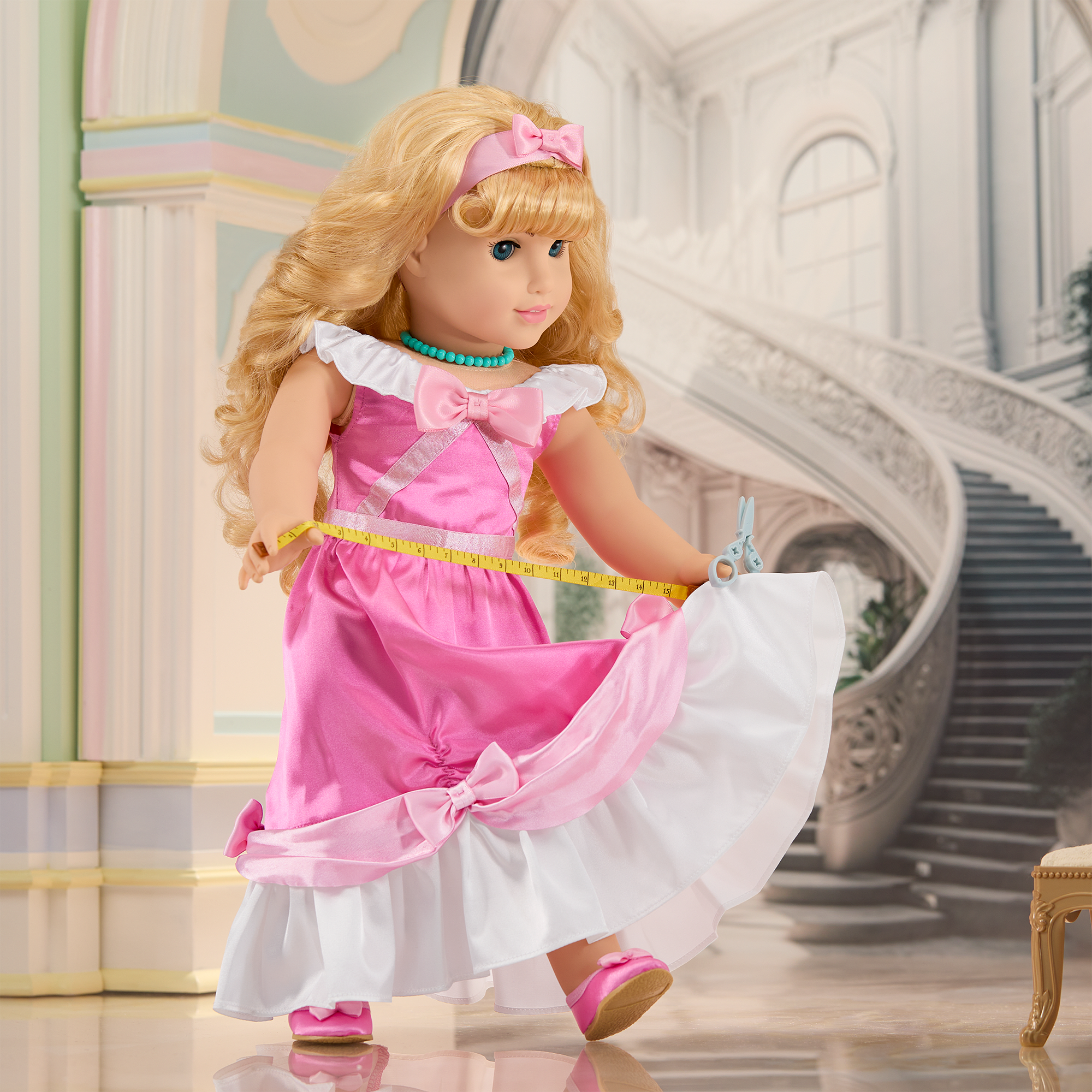 American Girl® Disney Princess Cinderella Original Ball Gown & Accessories for 18-inch Dolls - Image 10