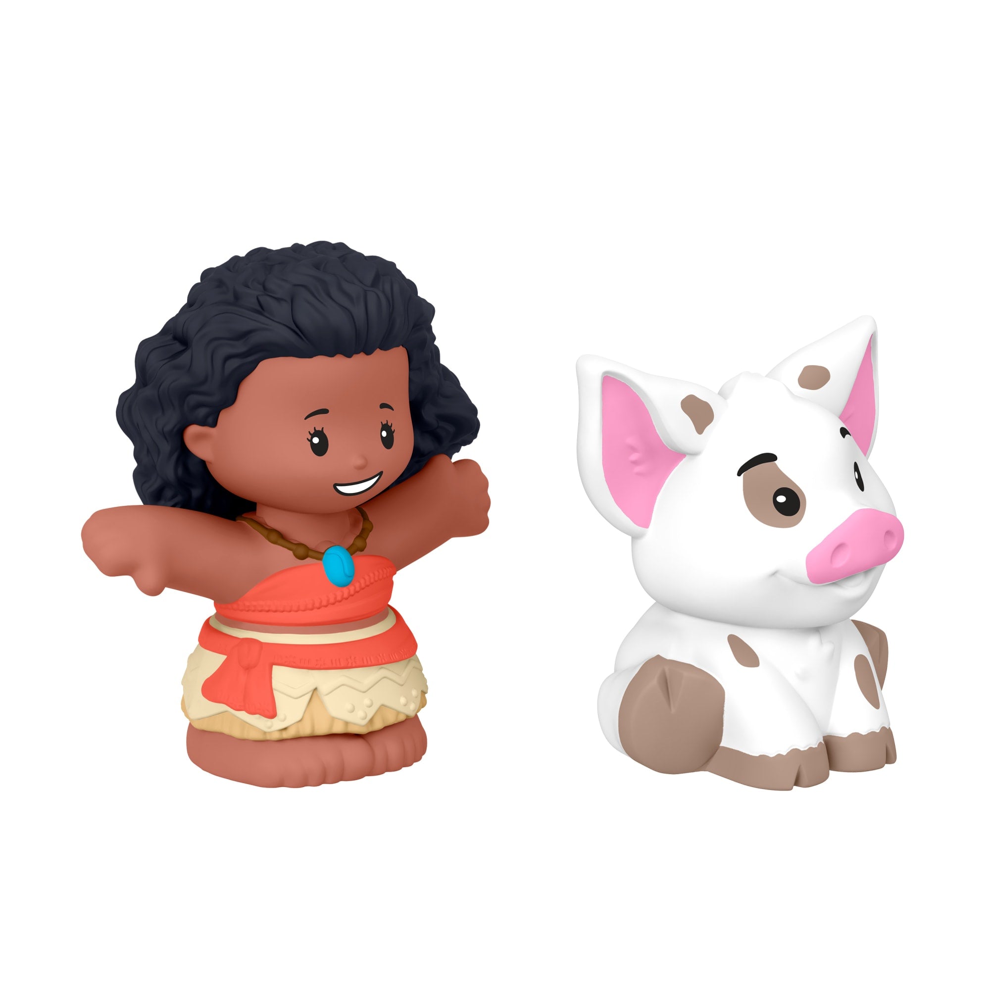Little People Disney Princesa Juguete para Bebés Figuras de Moana y Pua - Image 3
