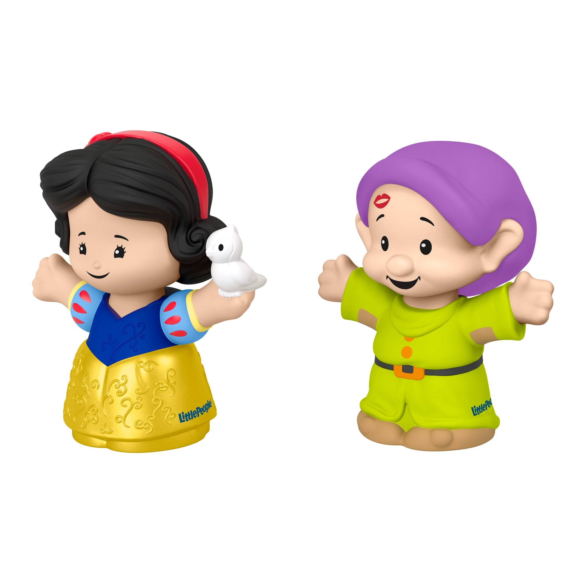 Little People Disney Princesa Juguete para Bebés Figuras de Blanca Nieves y Tontín - Image 3