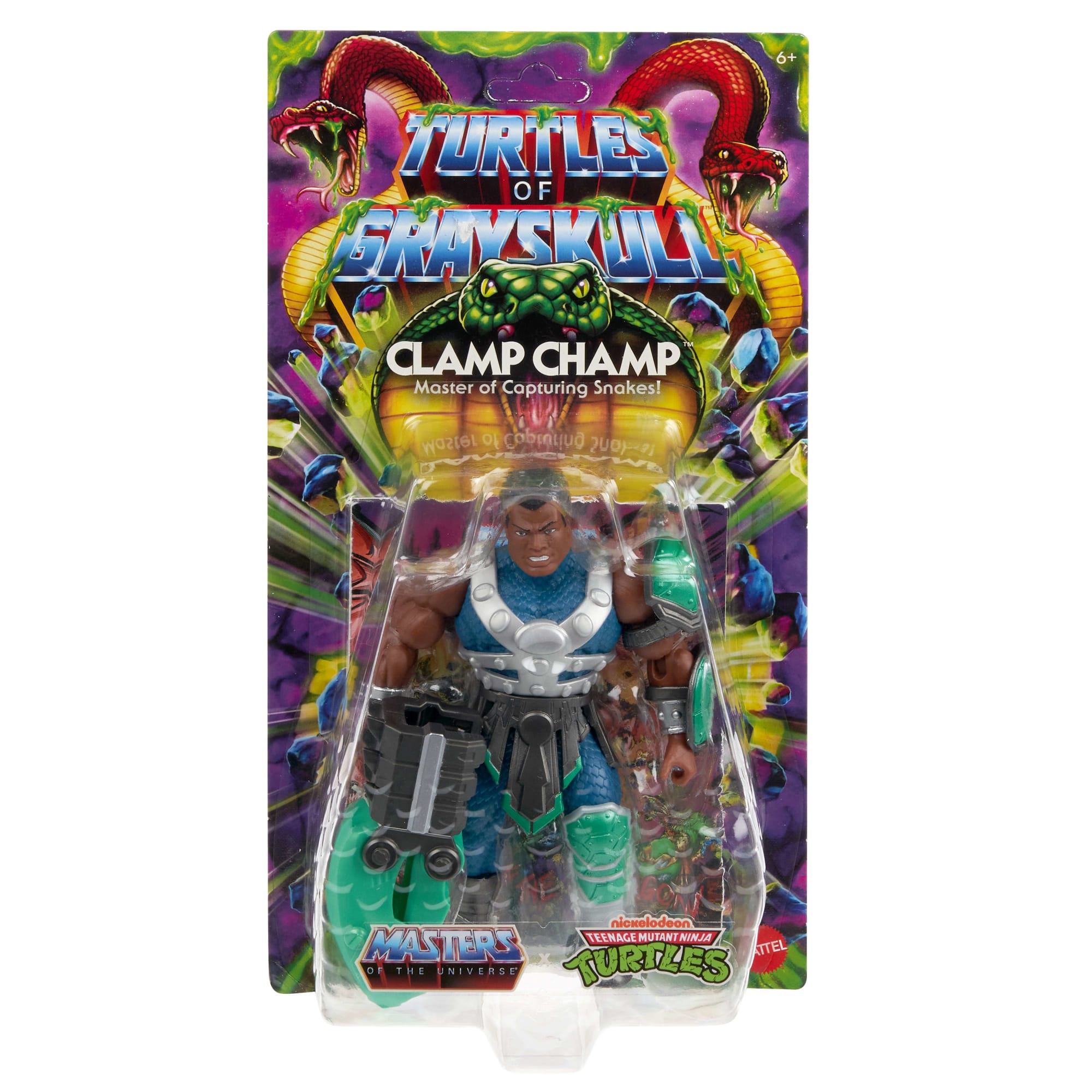 Masters of the Universe Tartarugas of Grayskull Figura de Ação Clamp Champ de 5.5 polegadas - Image 2