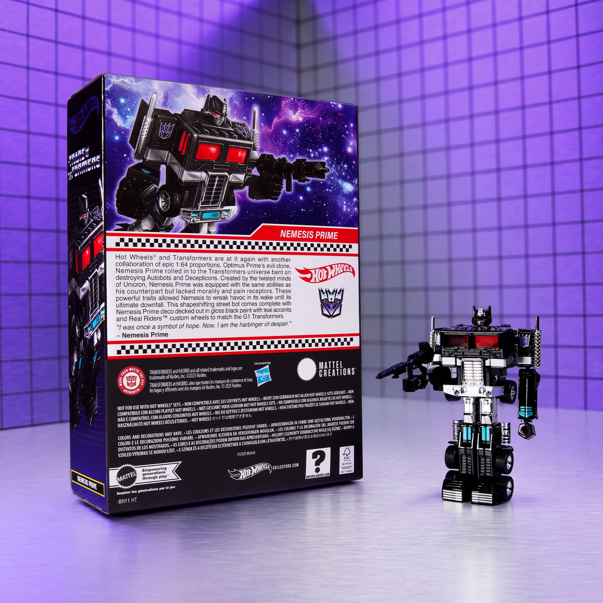 Hot Wheels Transformers Nemesis Prime - Image 9