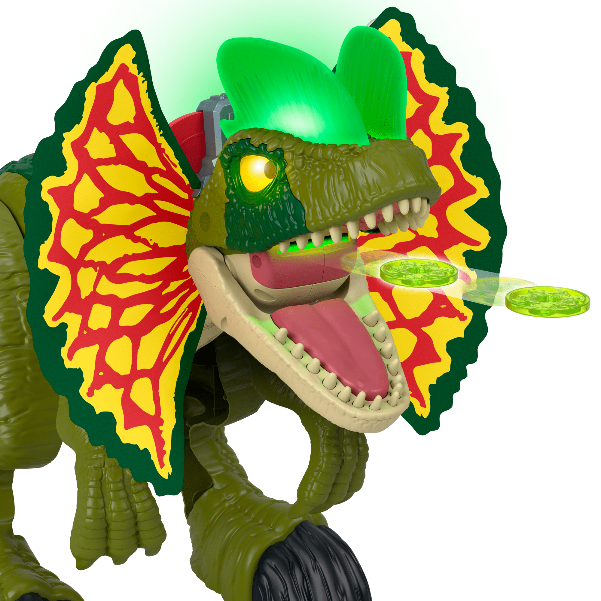 Imaginext Jurassic World Dinosaurio de Juguete Dilophosaurus - Image 4