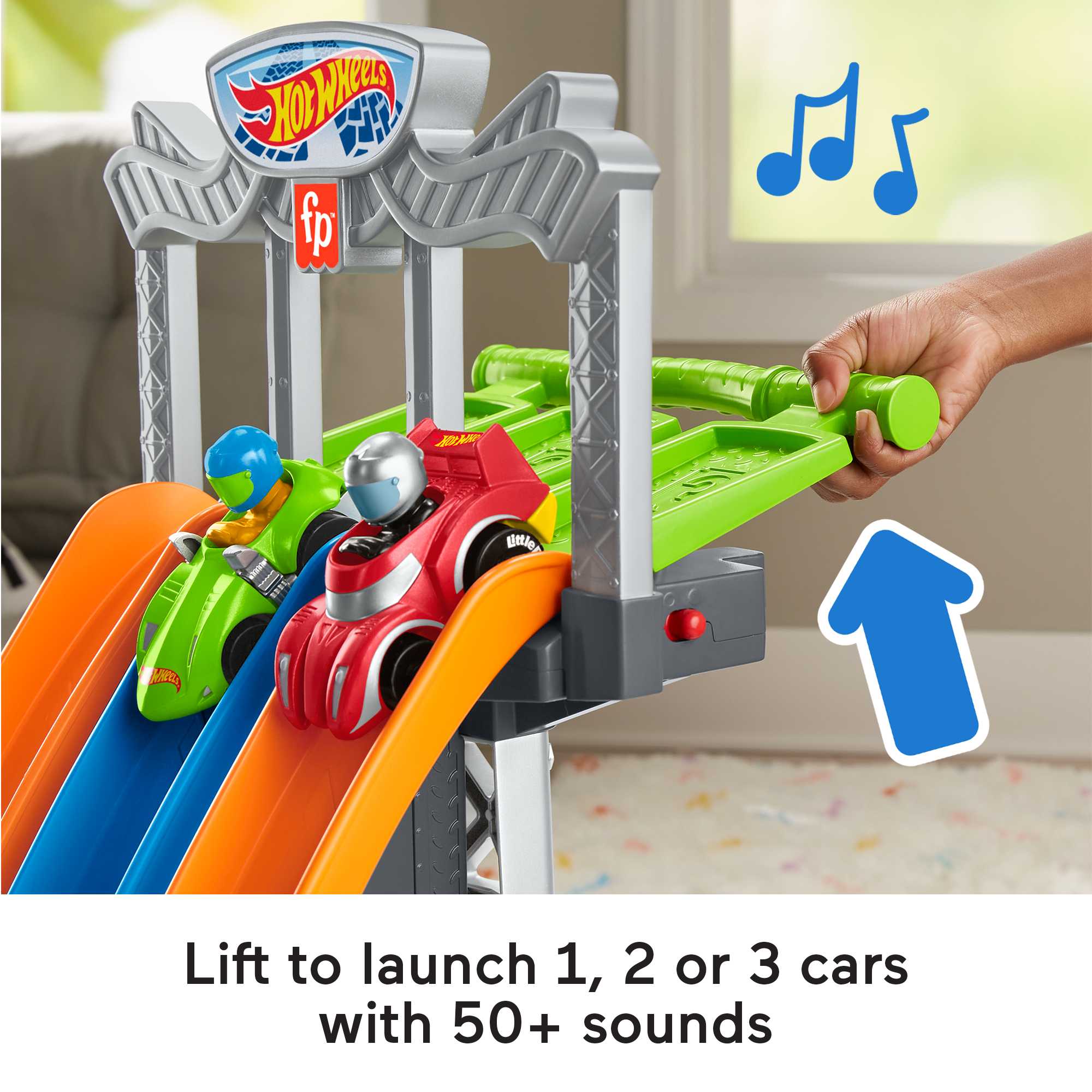 Hot Wheels Racing Loops Tower By Little People - Image 3