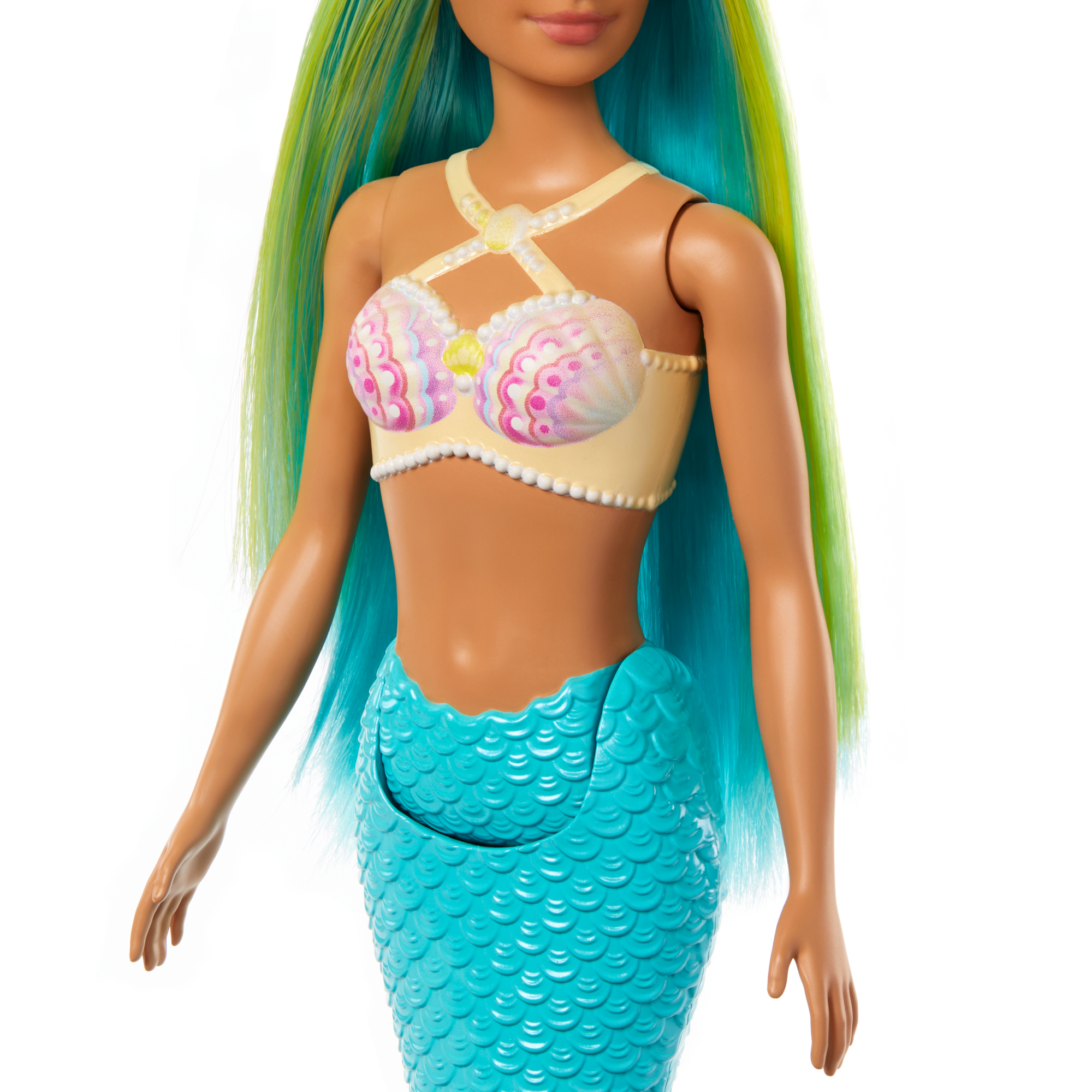 Barbie Fantasia Boneca Sereia com Cabelo Verde e Azul - Image 4