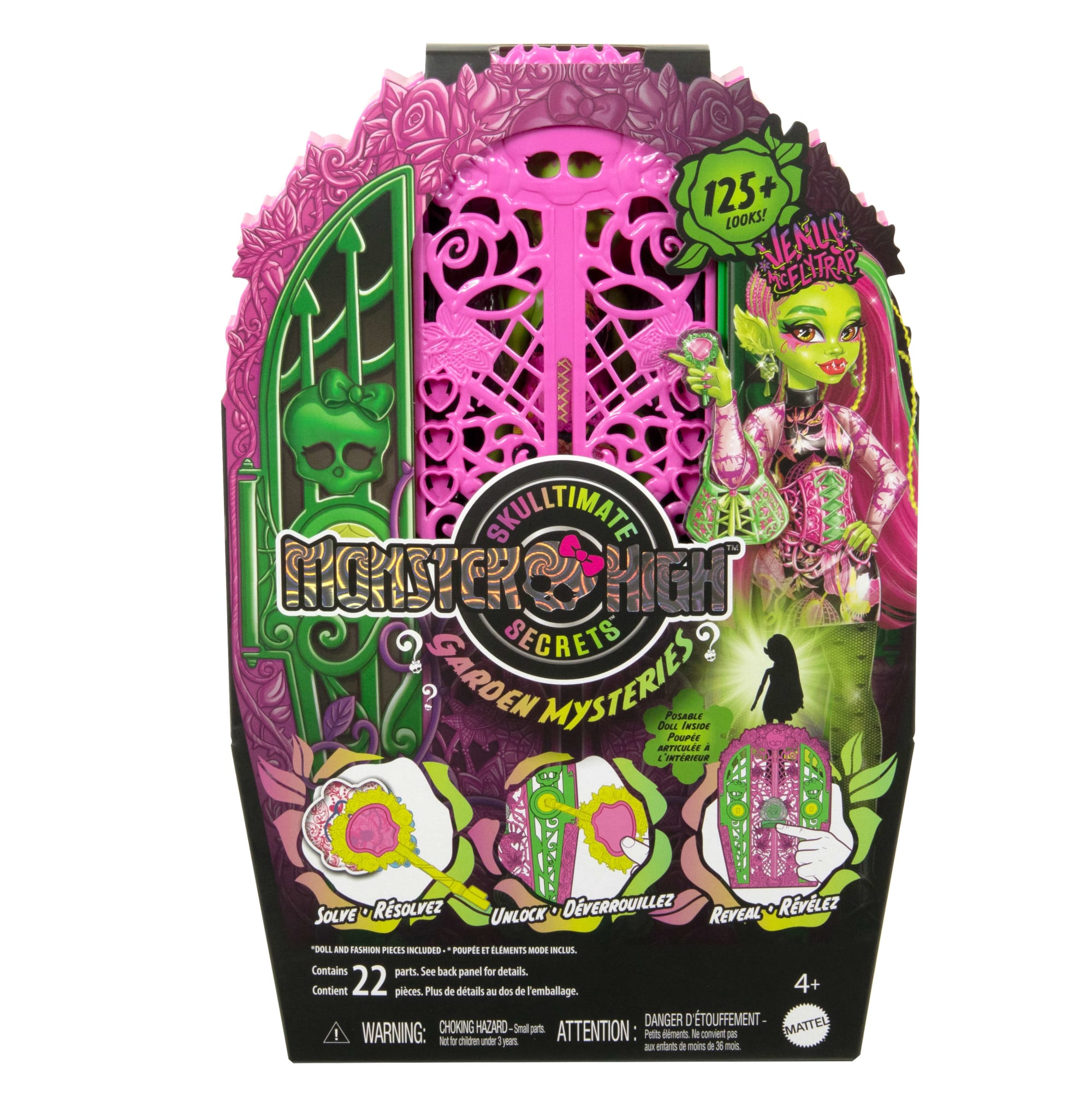 Monster High Skulltimate Secrets Garden Mysteries Playset. Venus Mcflytrap Doll With 19+ Surprises - Image 6