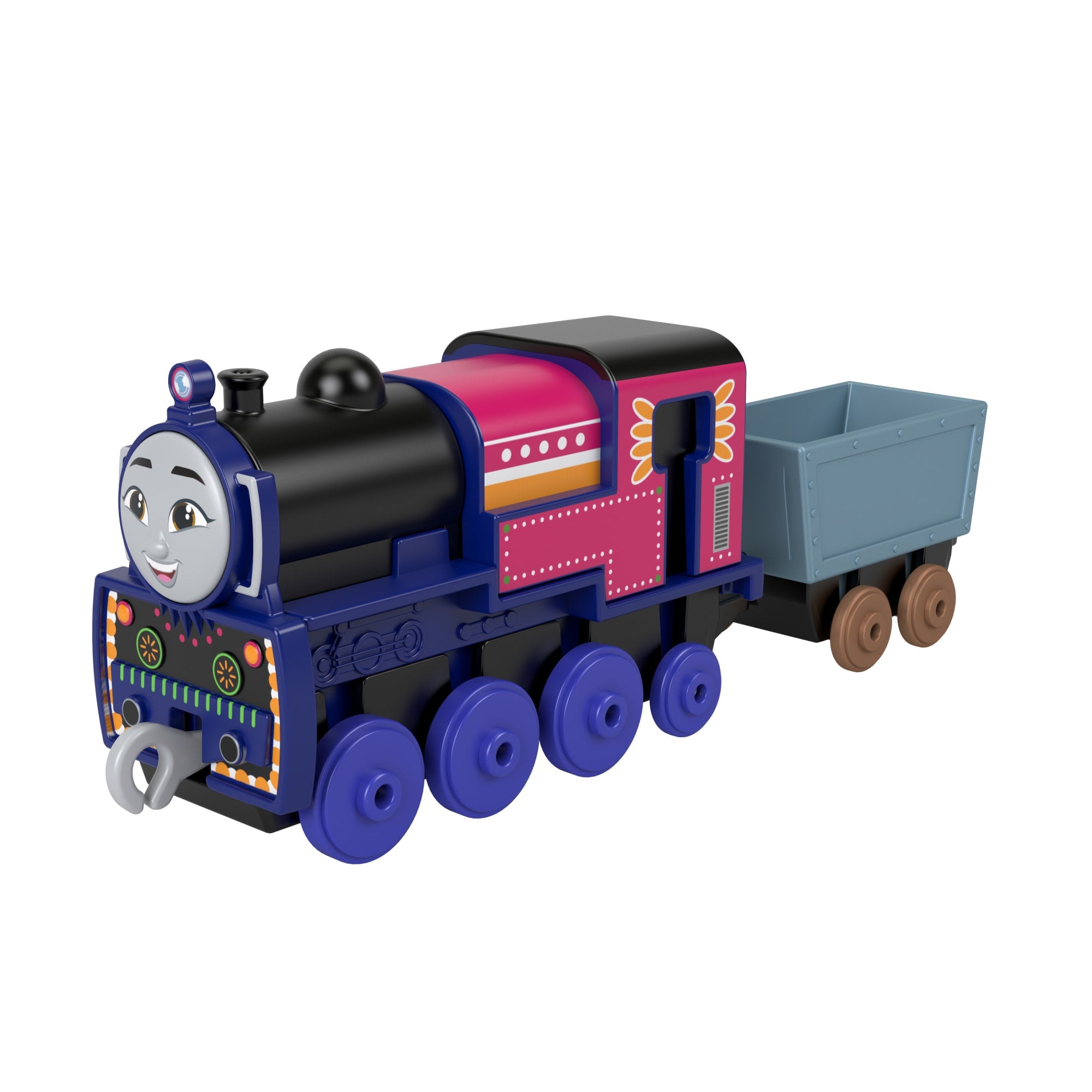 Thomas & Friends Toy Train. Ashima Diecast Push-Along Engine With Cargo. Preschool Toy - Image 5