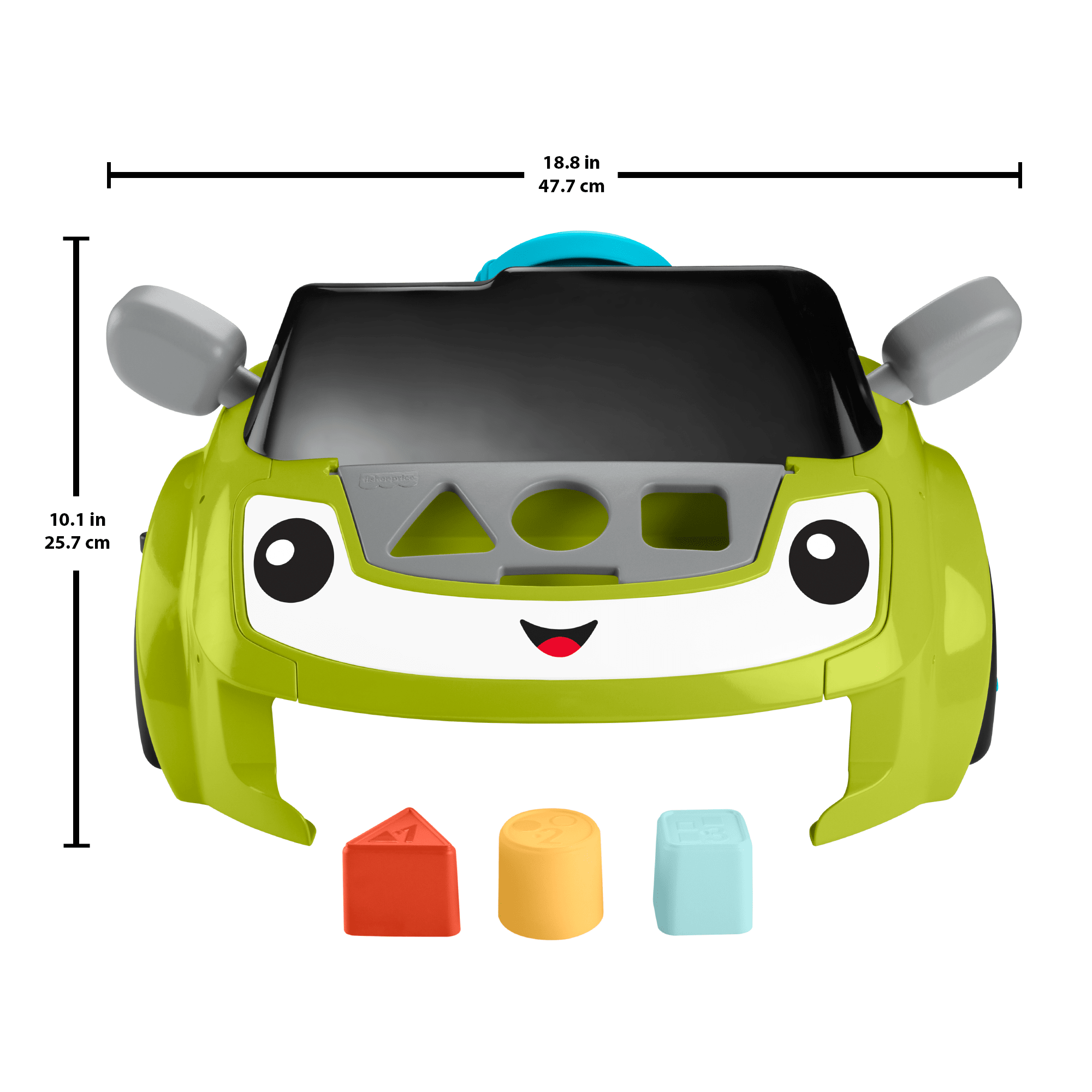 Fisher-Price Laugh & Learn Sit & Steer Driver Activity Center Baby & Toddler Learning Toy. Multilanguage Version - Image 5