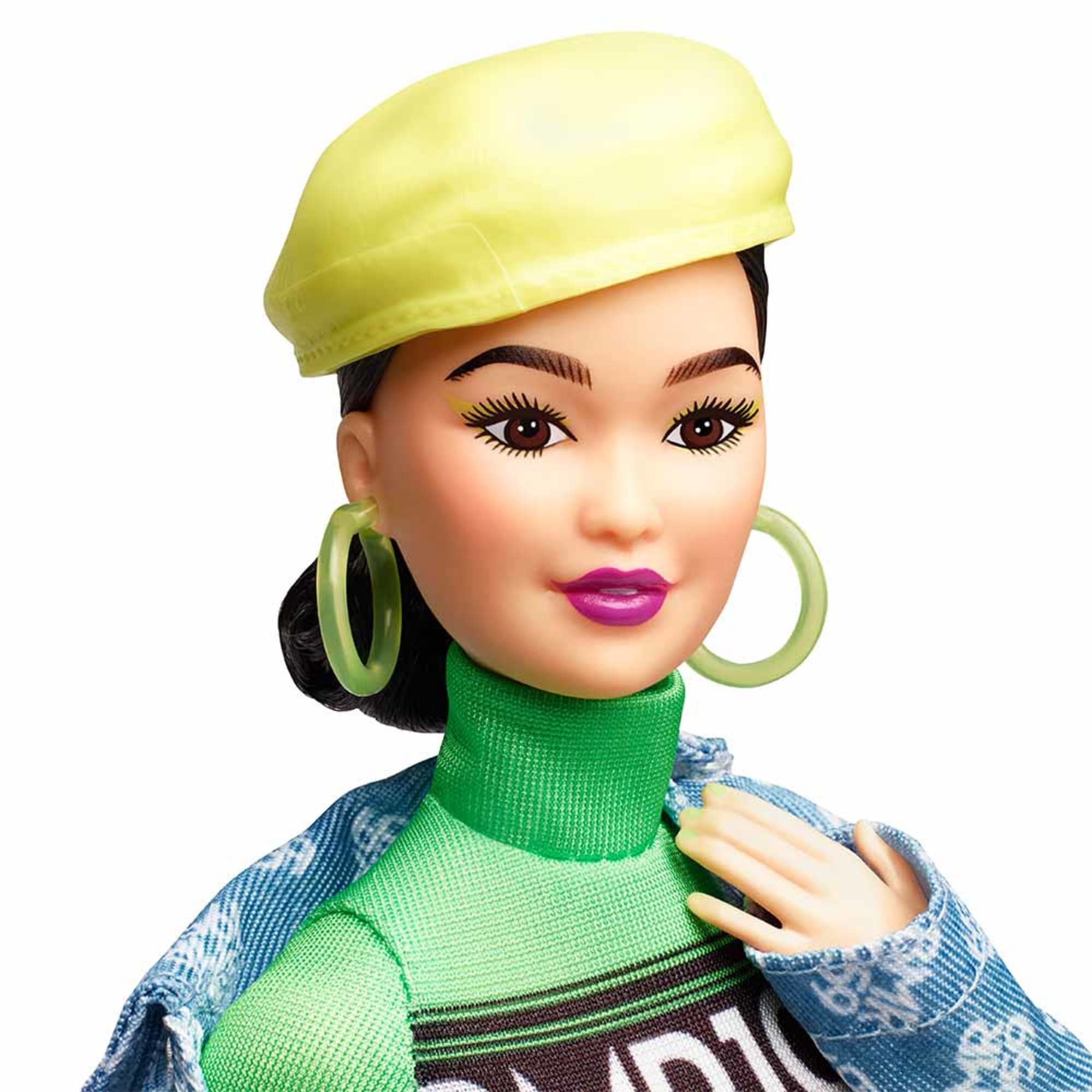 Barbie BMR1959 Doll - Neon Motocross Dress & Oversized Denim Jacket - Image 4