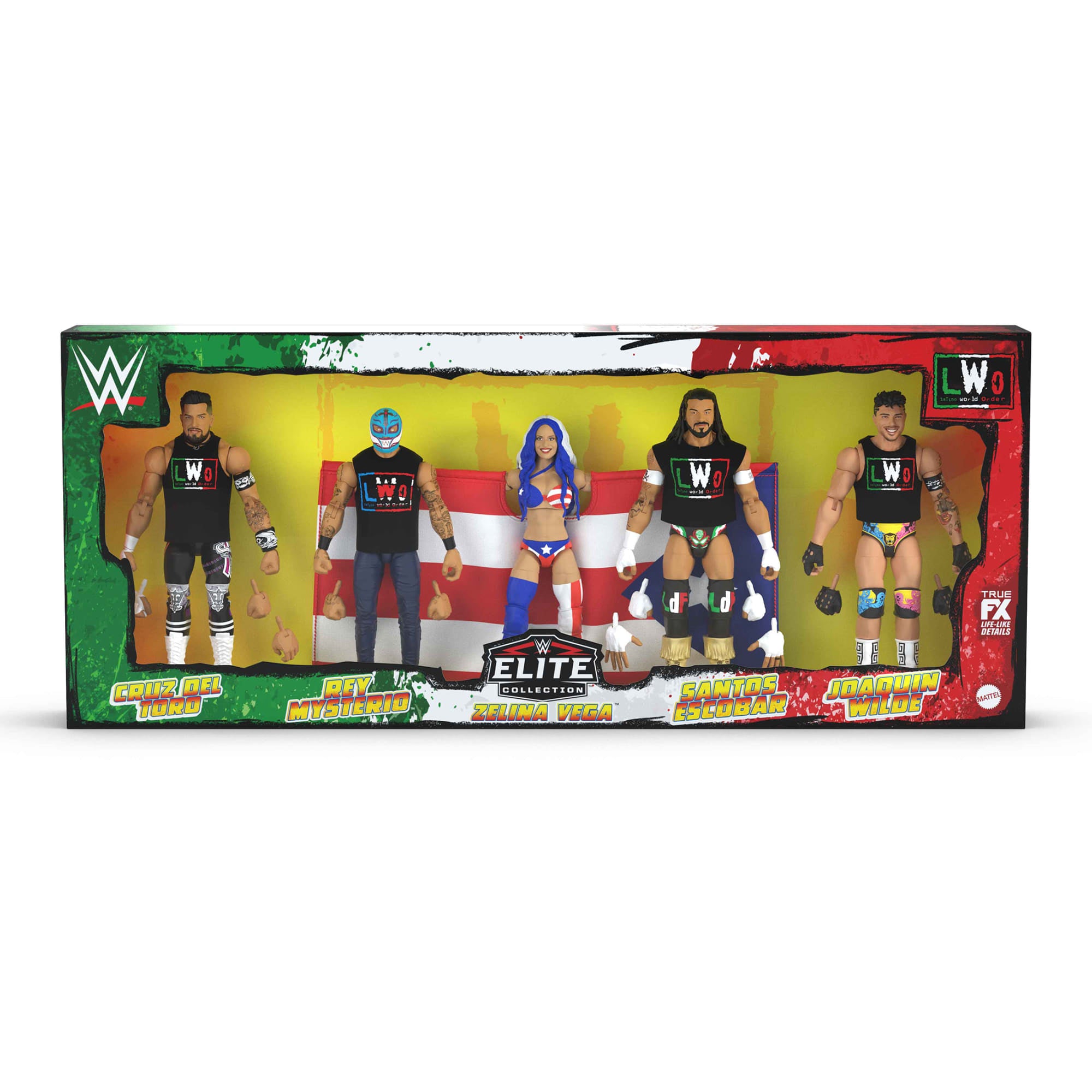 WWE Elite Collection Latino World Order (LWO) 5-Pack - Image 13