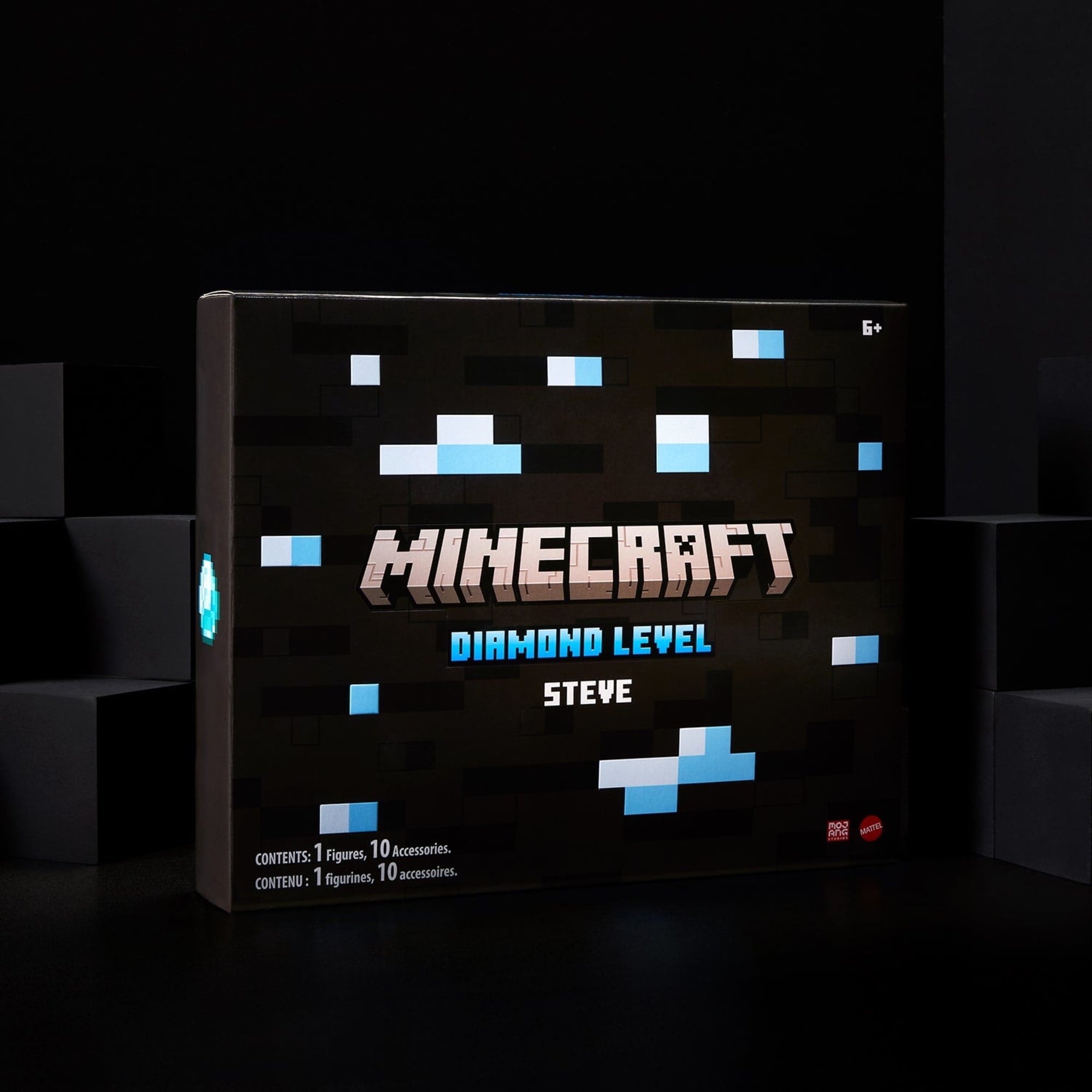 Minecraft Diamond Level Steve Collector Action Figure - Image 11