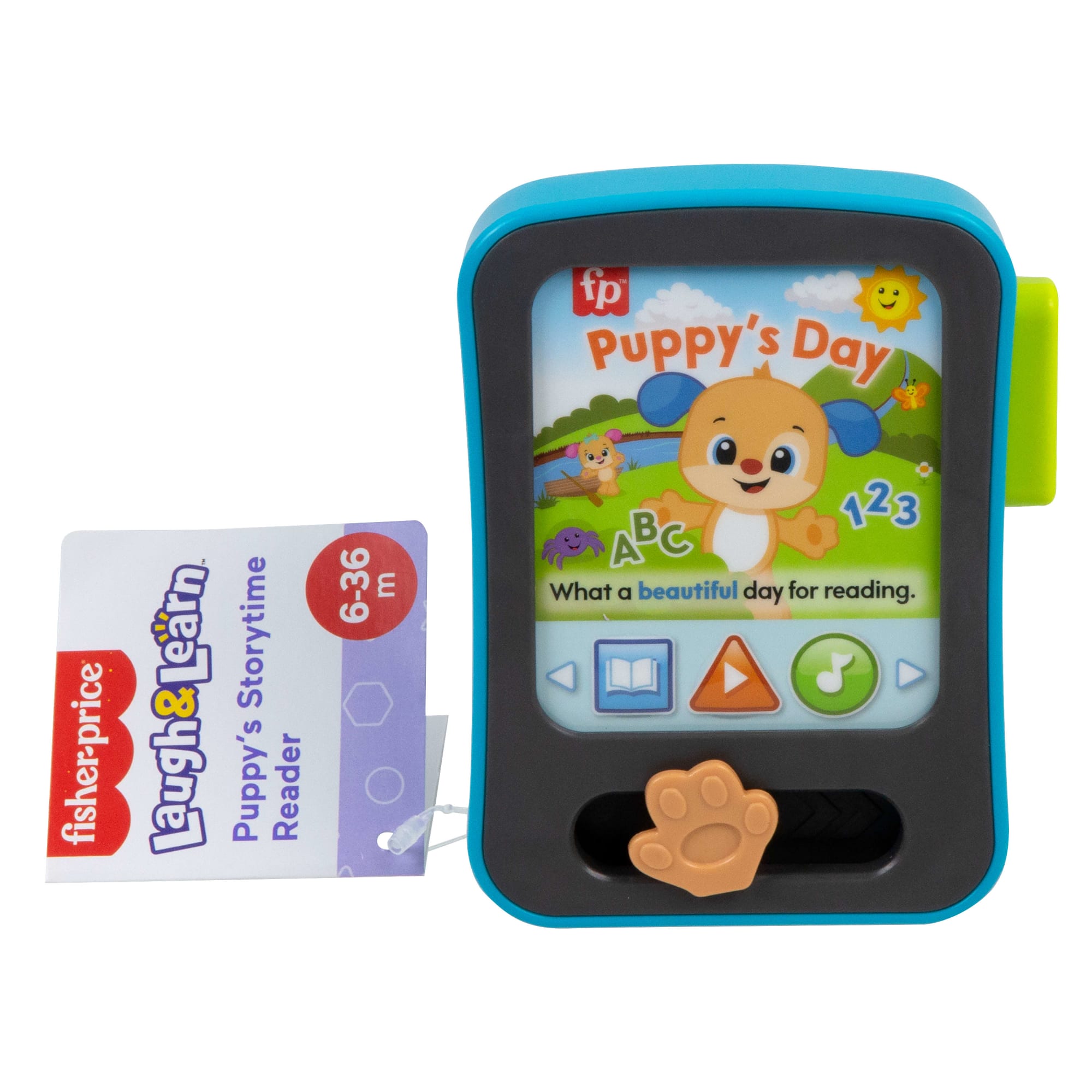 Fisher-Price Laugh & Learn Puppy's Storytime Reader Baby Electronic Learning Toy With Music & Lights - Image 6