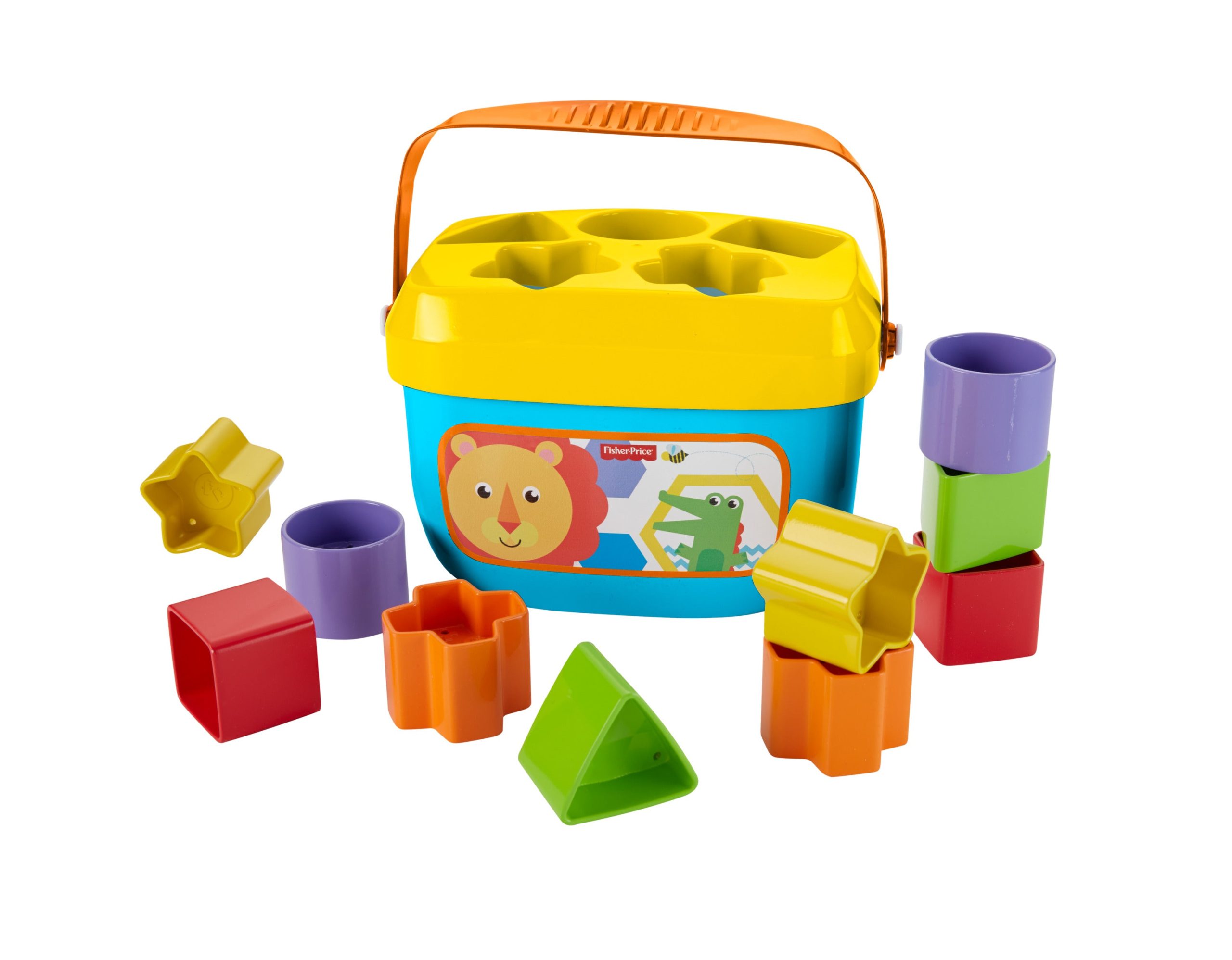 Fisher-Price Baby's First Blocks Shape-Sorting Toy. Set Of 10. For infants 6+ Months